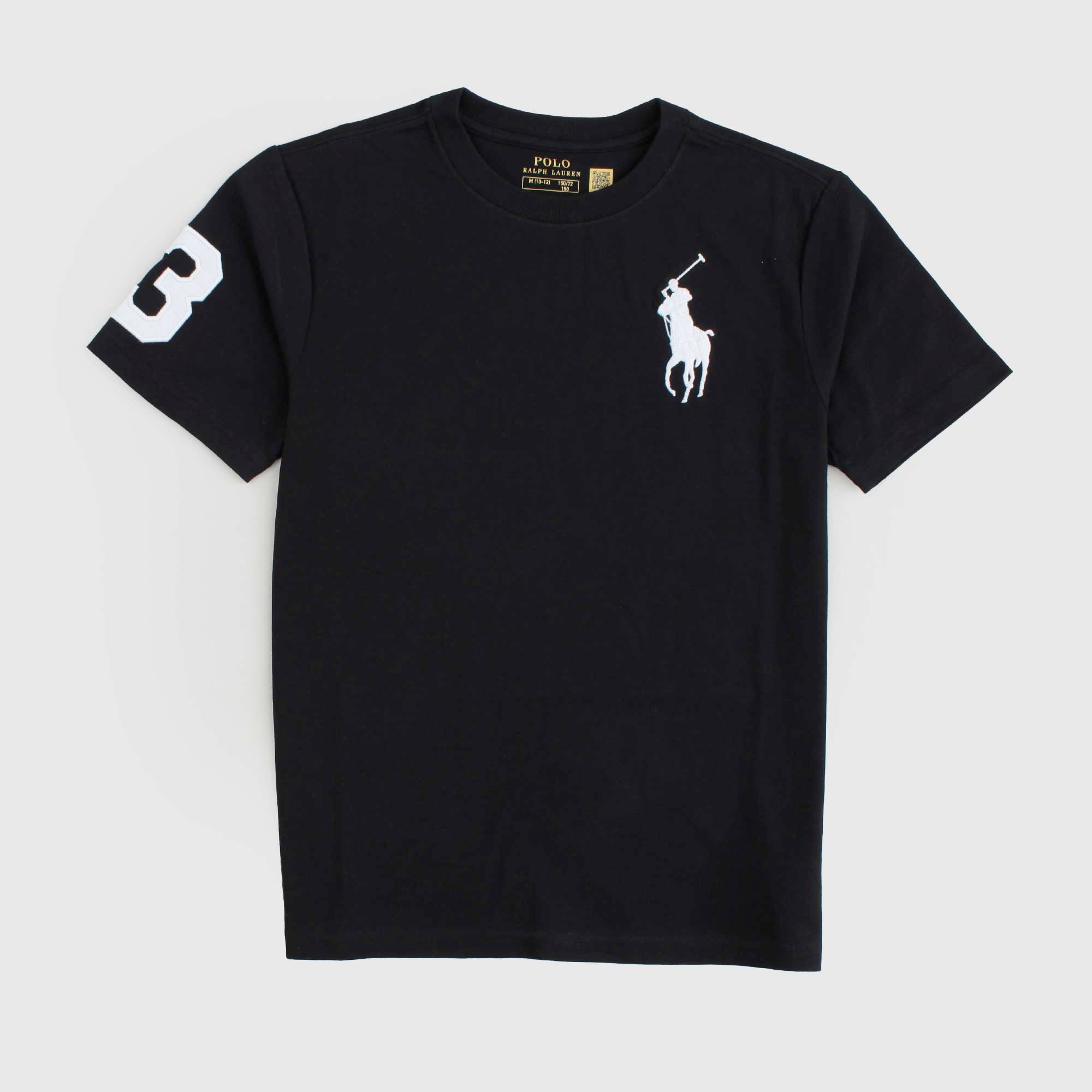 T-shirt Nera Con Logo Firmata RALPH LAUREN - annameglio.com abbigliamento moda