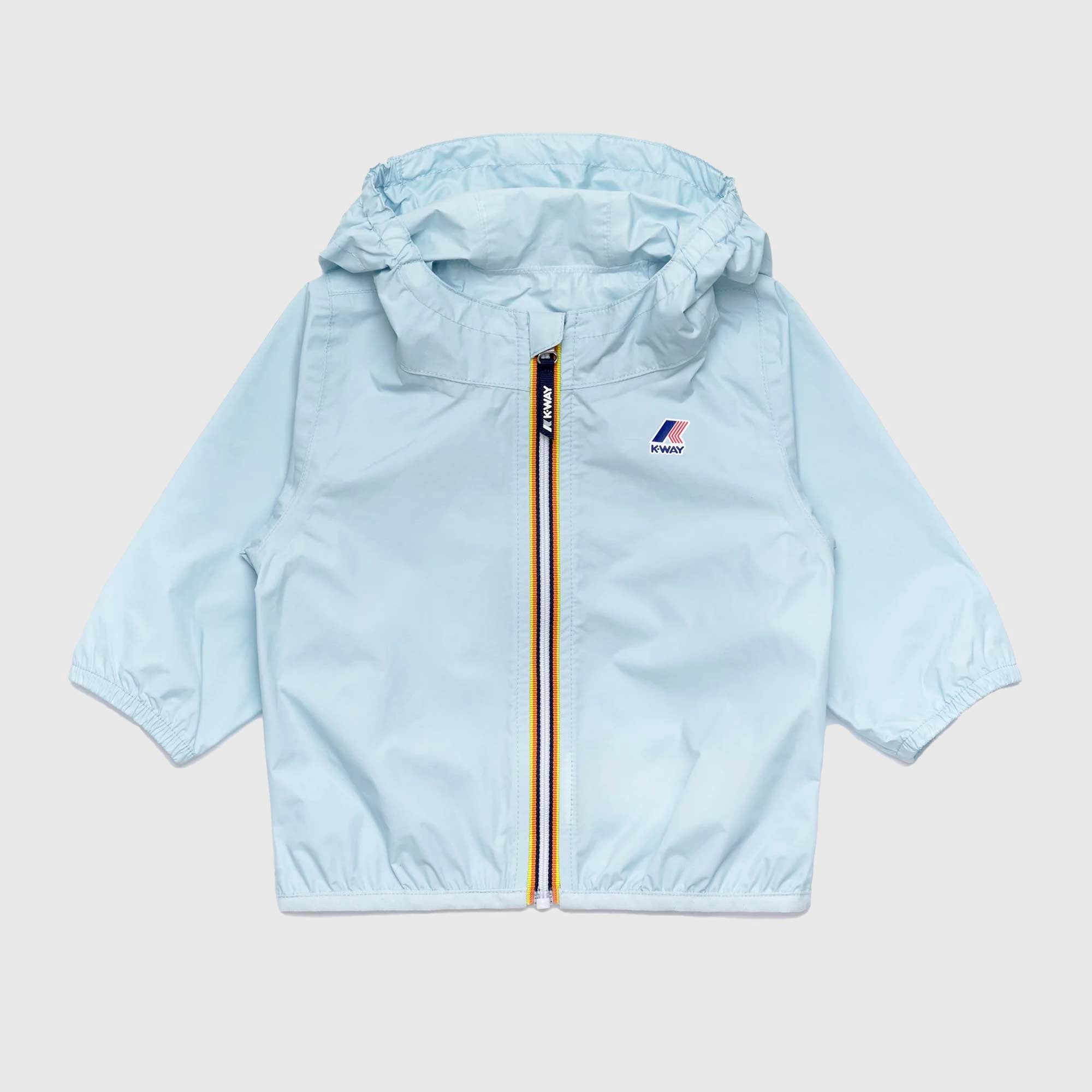 E. LE VRAI 4.0 CLAUDINE Celeste Firmata K-WAY - annameglio.com abbigliamento moda