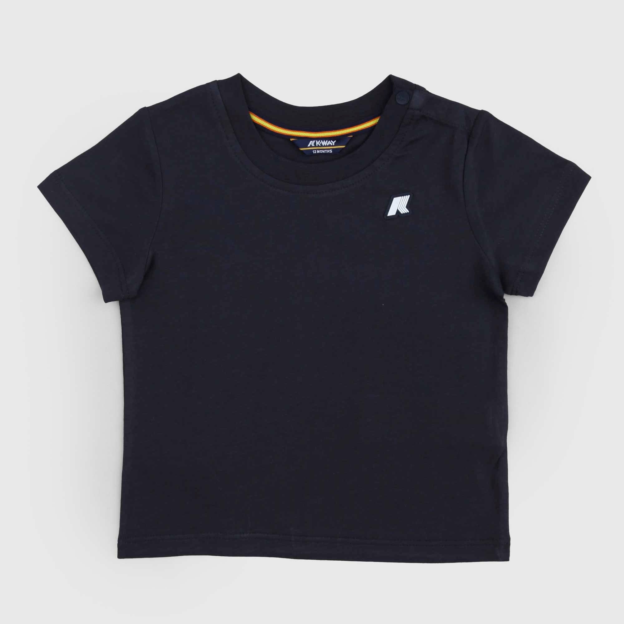 T-Shirt Tete Blu Firmata K-Way - annameglio.com abbigliamento moda