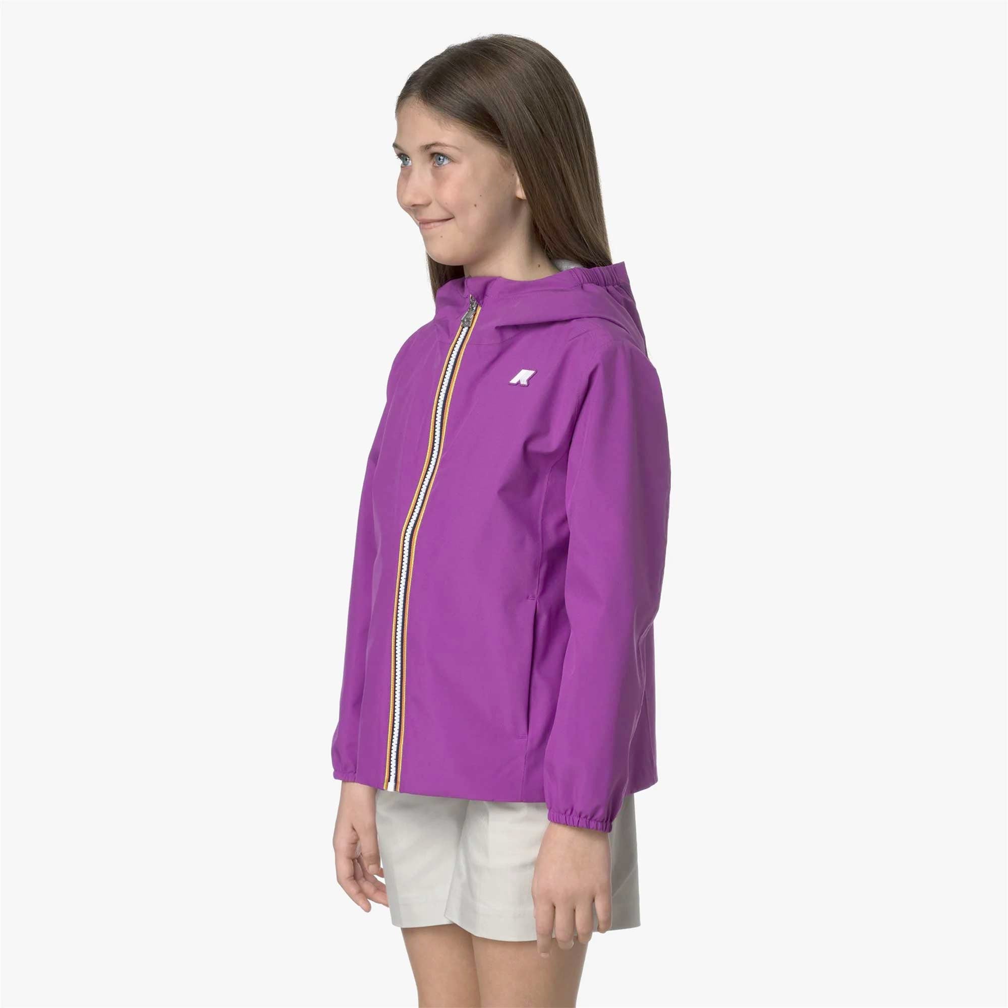 Giacca P. LE VRAI 4.0 CLAUDE Viola Firmato K-WAY - annameglio.com abbigliamento moda