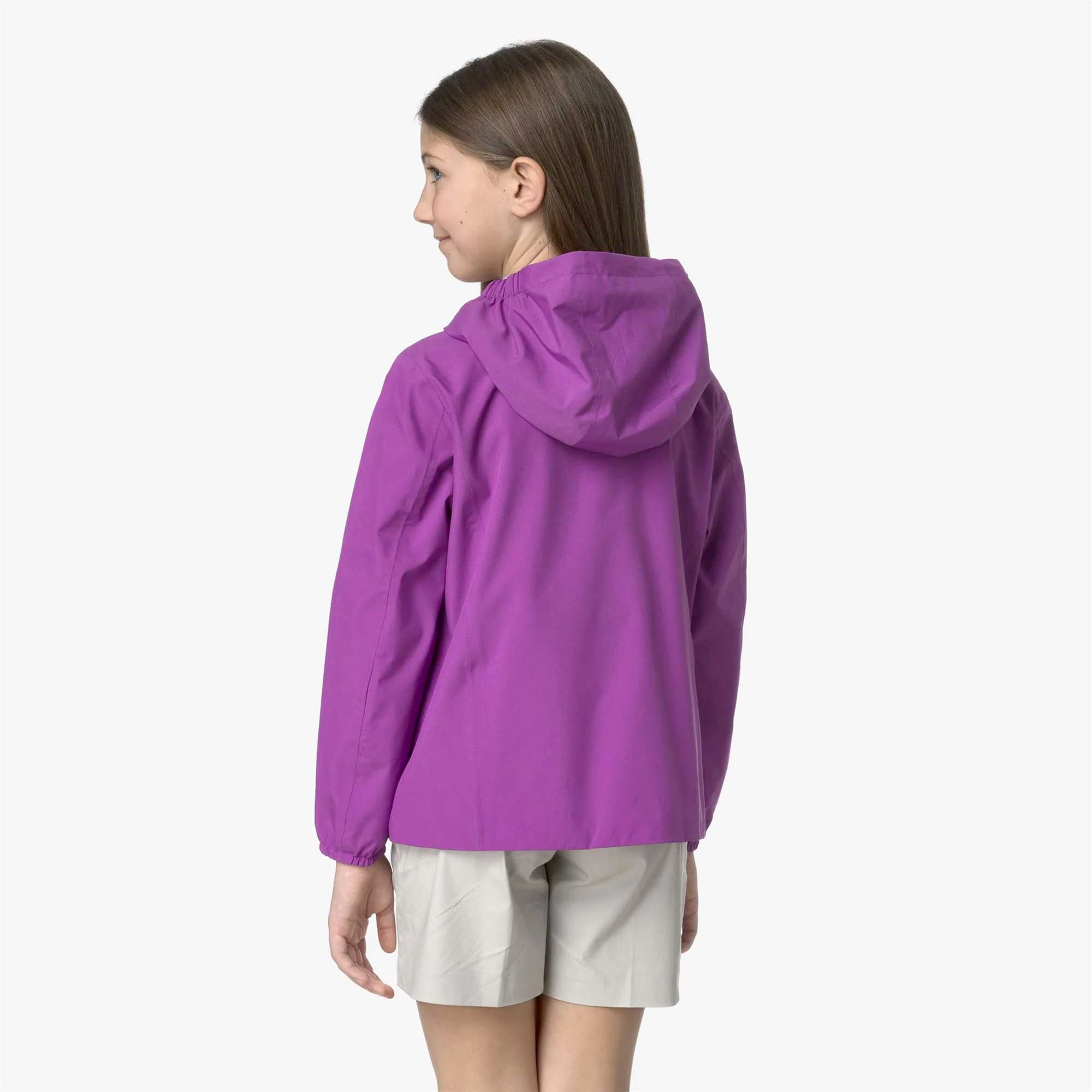 Giacca P. LE VRAI 4.0 CLAUDE Viola Firmato K-WAY - annameglio.com abbigliamento moda