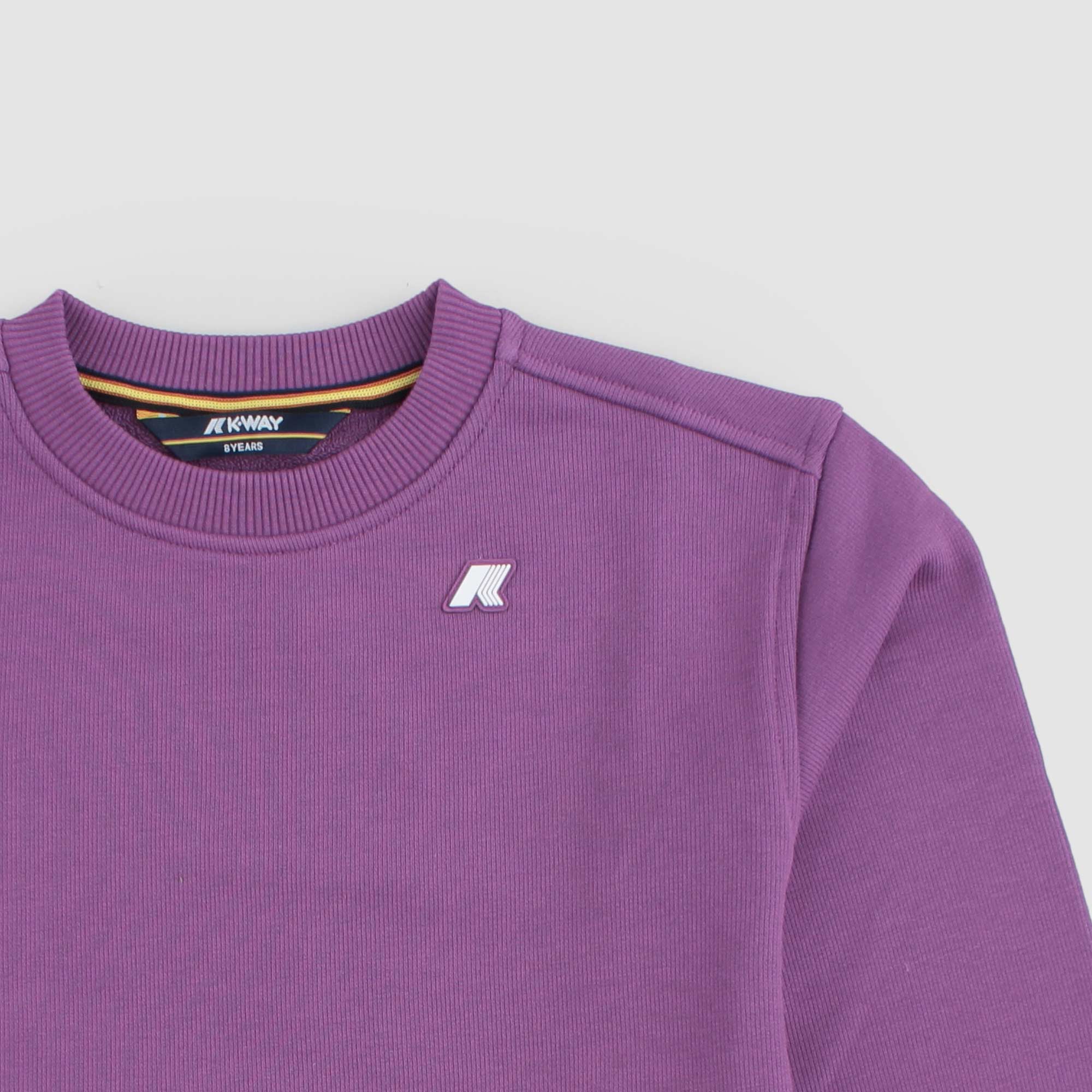 Felpa Viola Firmata K-WAY - annameglio.com abbigliamento moda