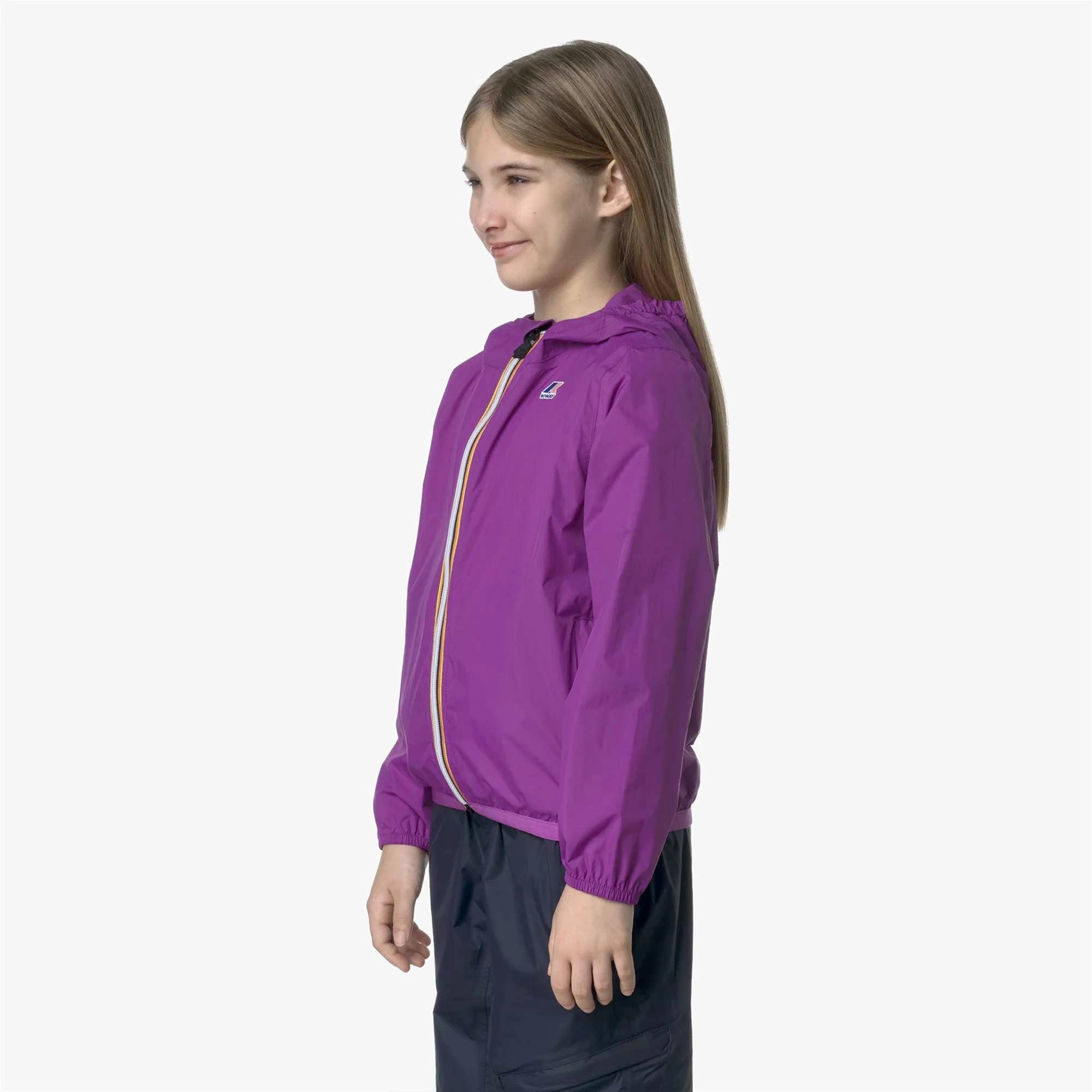 Giacca P. Lil Stretch Dot Viola Firmata K-WAY - annameglio.com abbigliamento moda