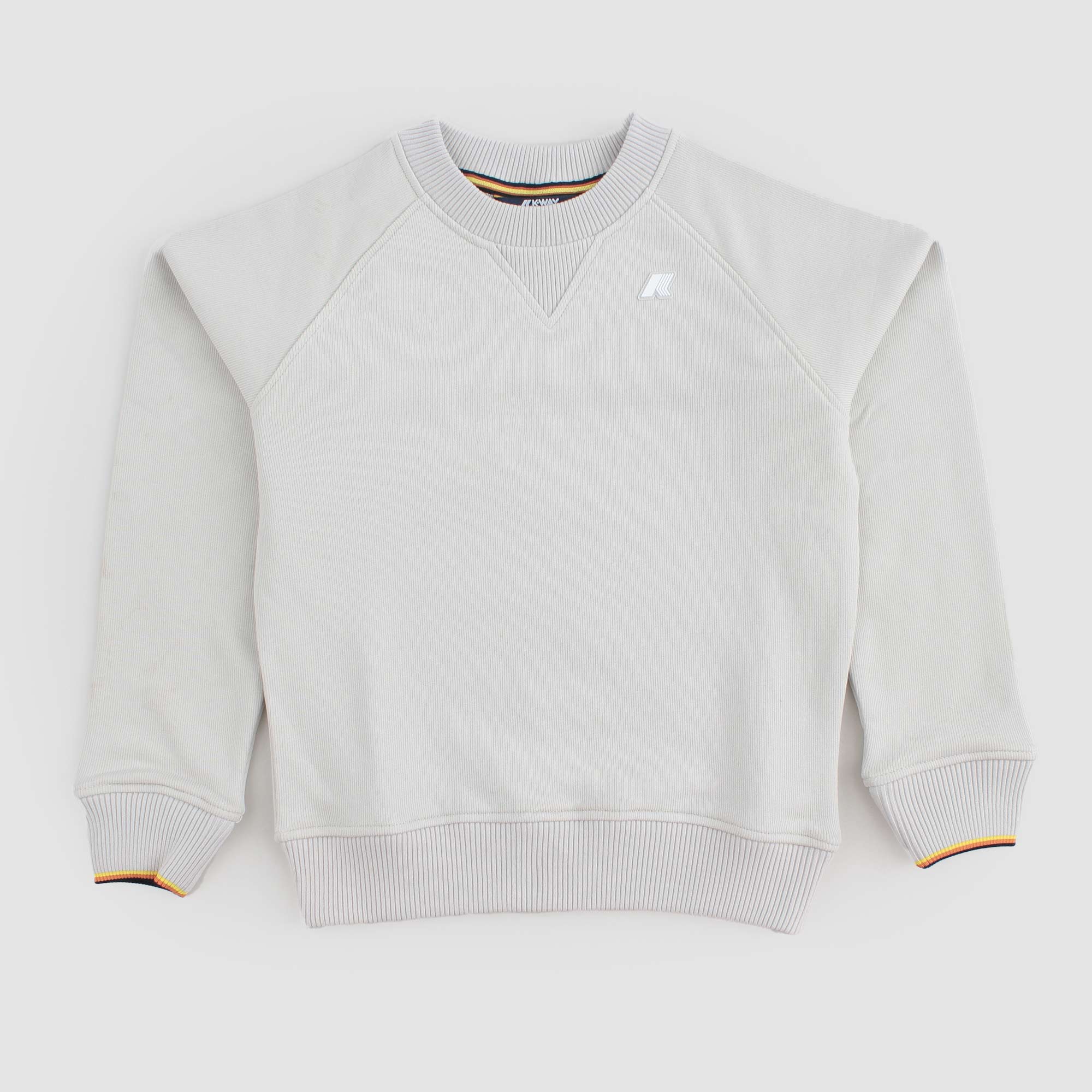 Felpa Grigio Con Logo Firmata KWAY - annameglio.com abbigliamento moda