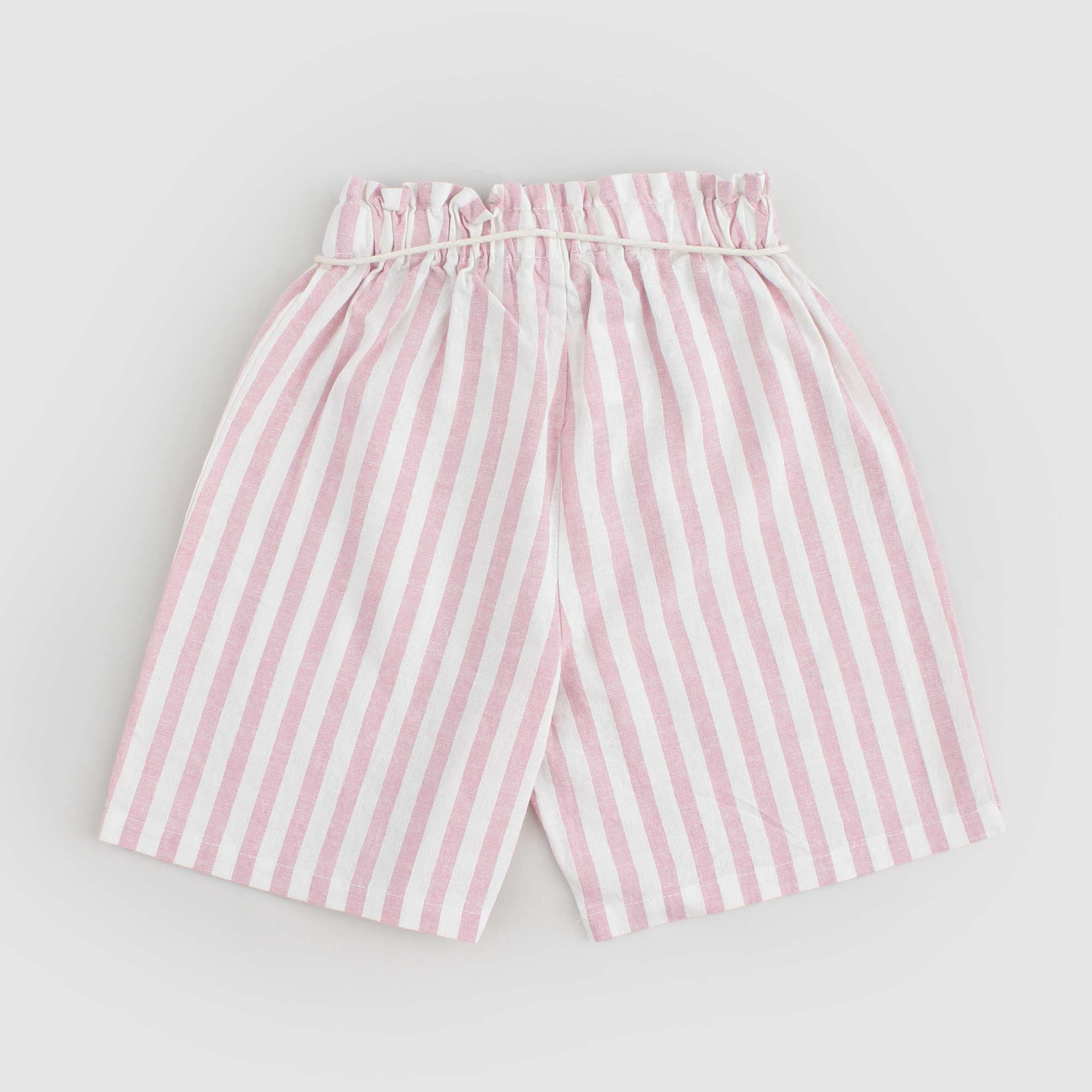 Bermuda Bianco E Rosa Firmato BABE & TESS - annameglio.com abbigliamento moda