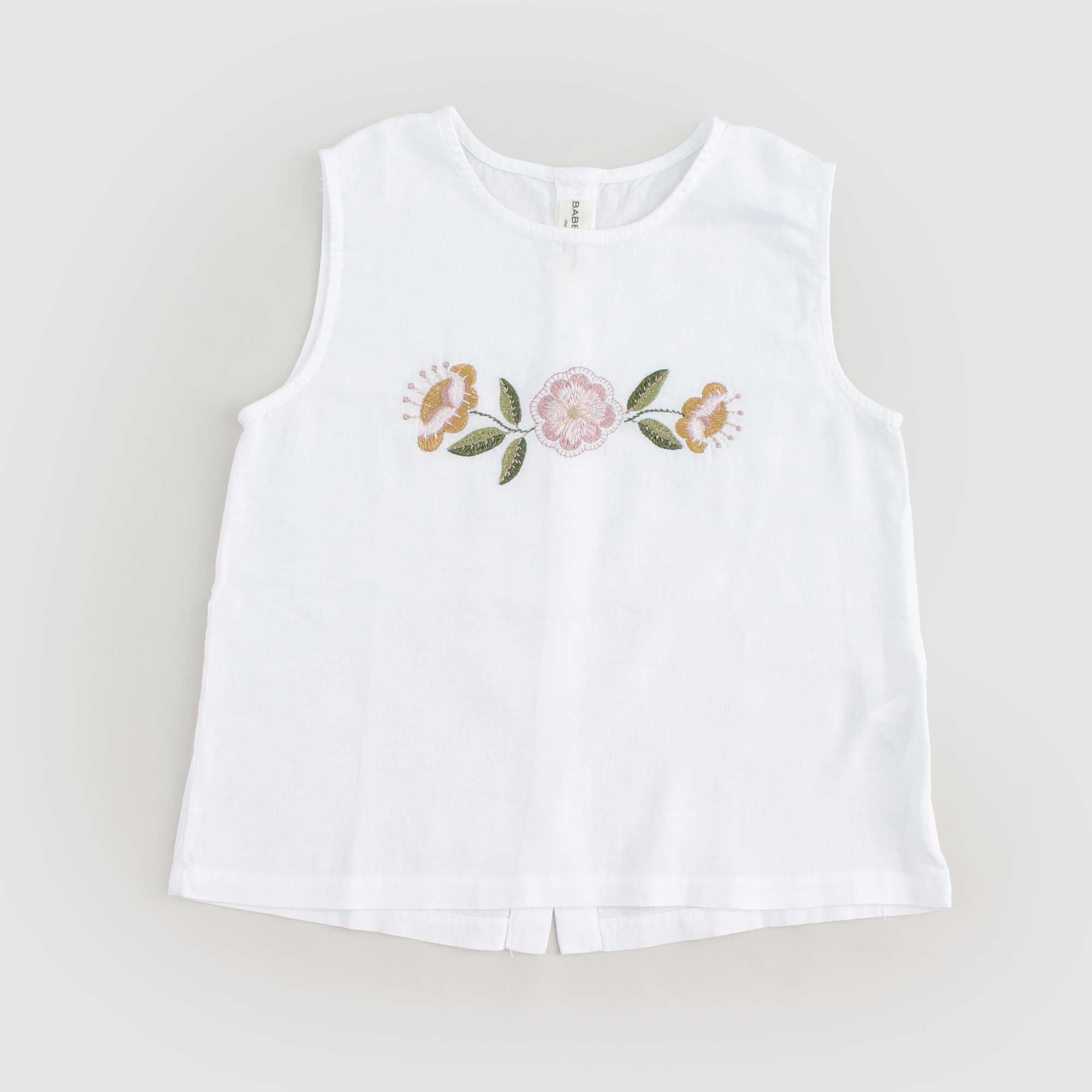 Top Bianco Girocollo Firmato BABE & TESS - annameglio.com abbigliamento moda