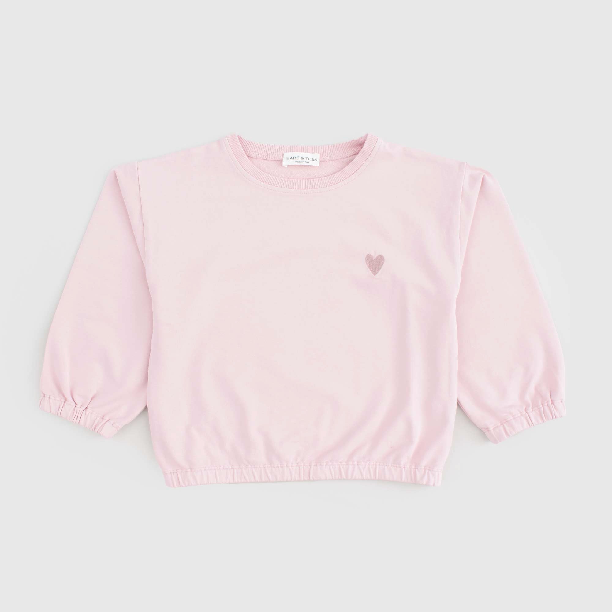 Felpa Rosa Firmata BABE & TESS - annameglio.com abbigliamento moda