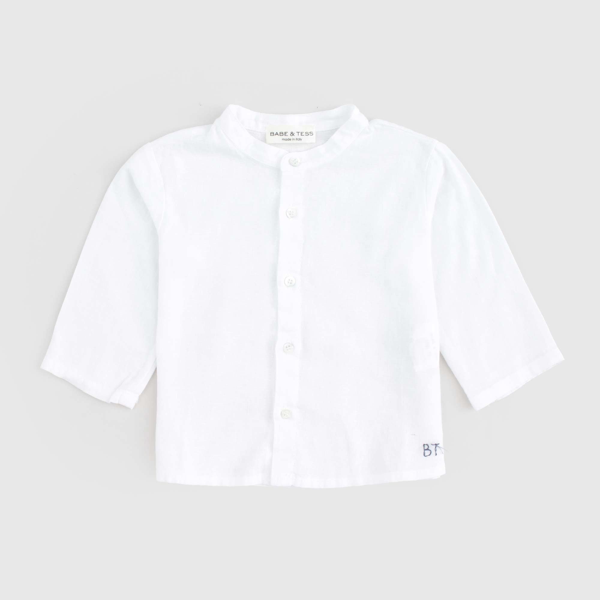 Camicia Bianca Con Logo Firmata BABE & TESS - annameglio.com abbigliamento moda