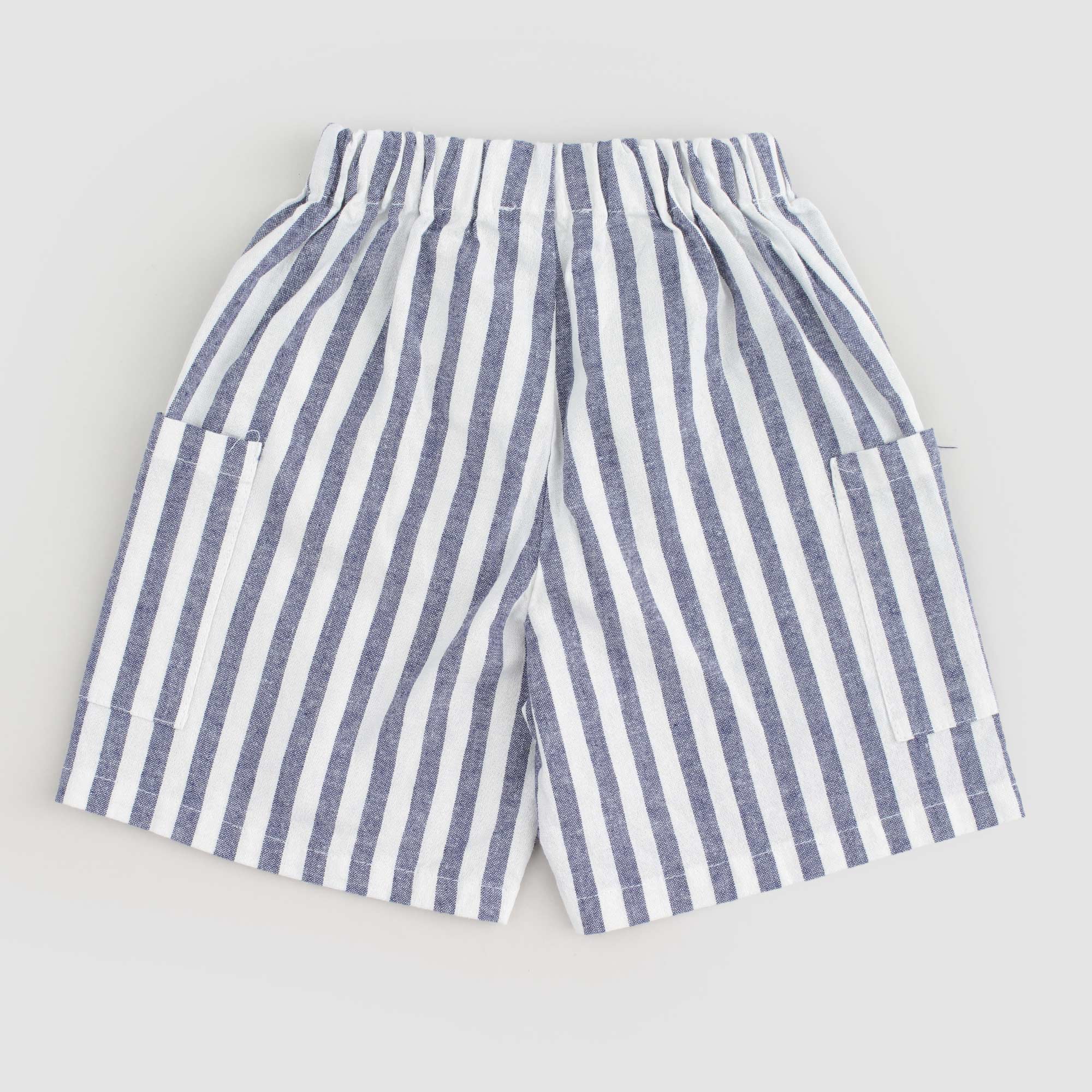 Bermuda Bianco E Blu Firmato BABE & TESS - annameglio.com abbigliamento moda