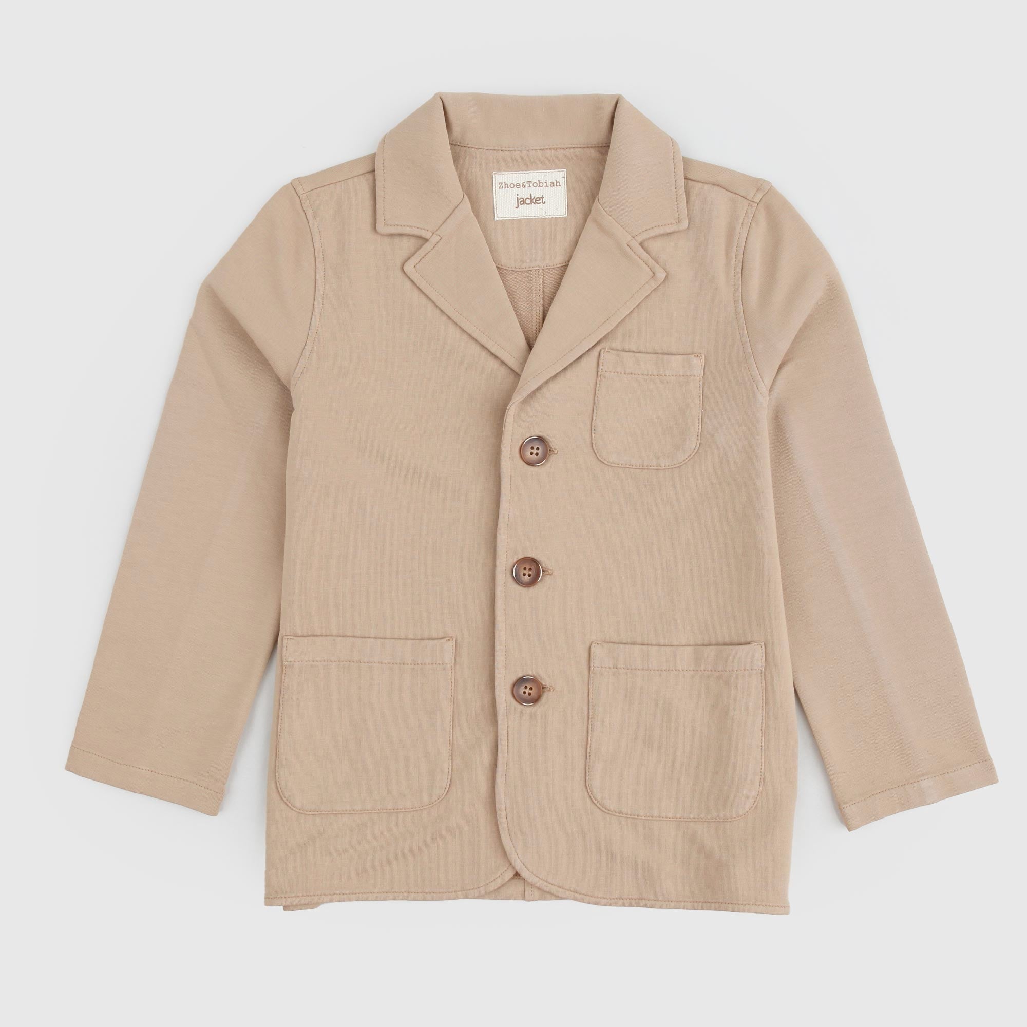 Giacca In Tessuto Beige Firmata ZHOE & TOBIAH - annameglio.com abbigliamento moda