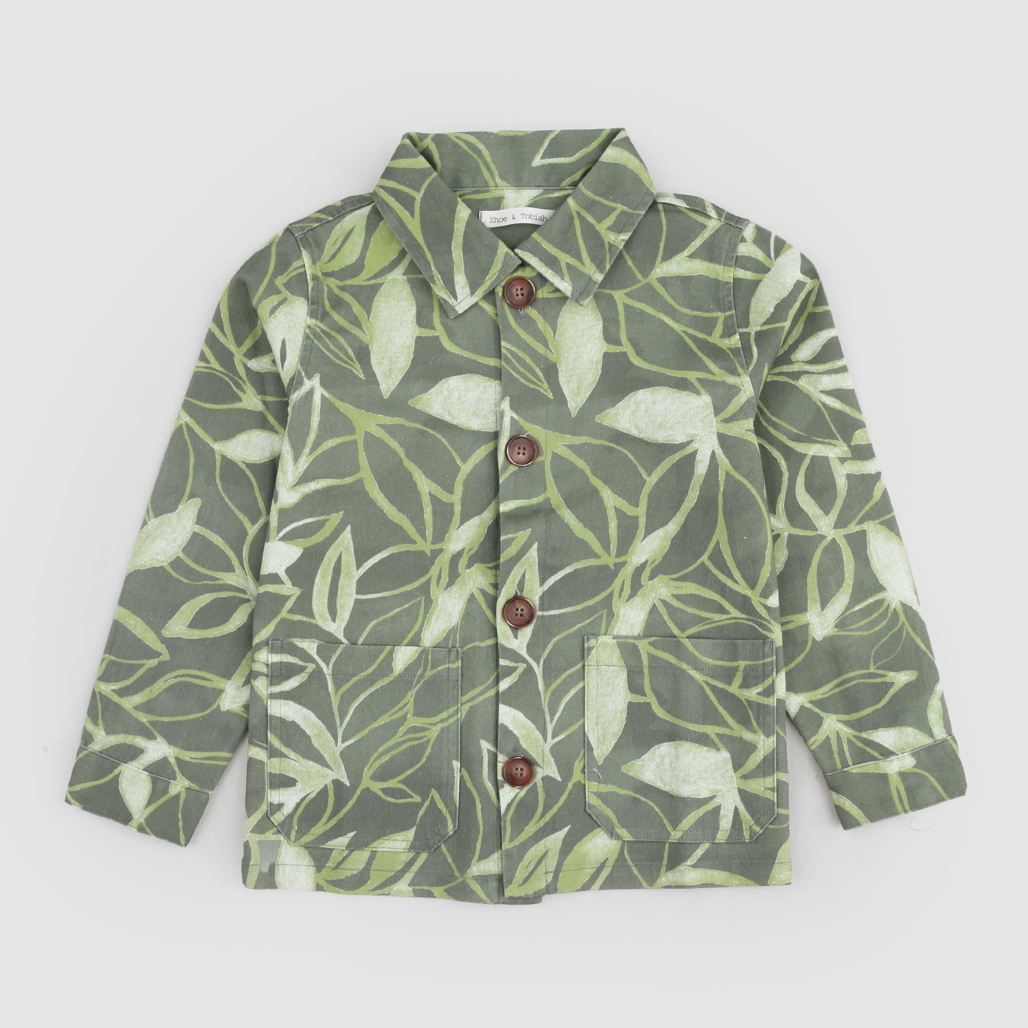 Giacca Camicia Verde Firmata ZHOE & TOBIAH - annameglio.com abbigliamento moda