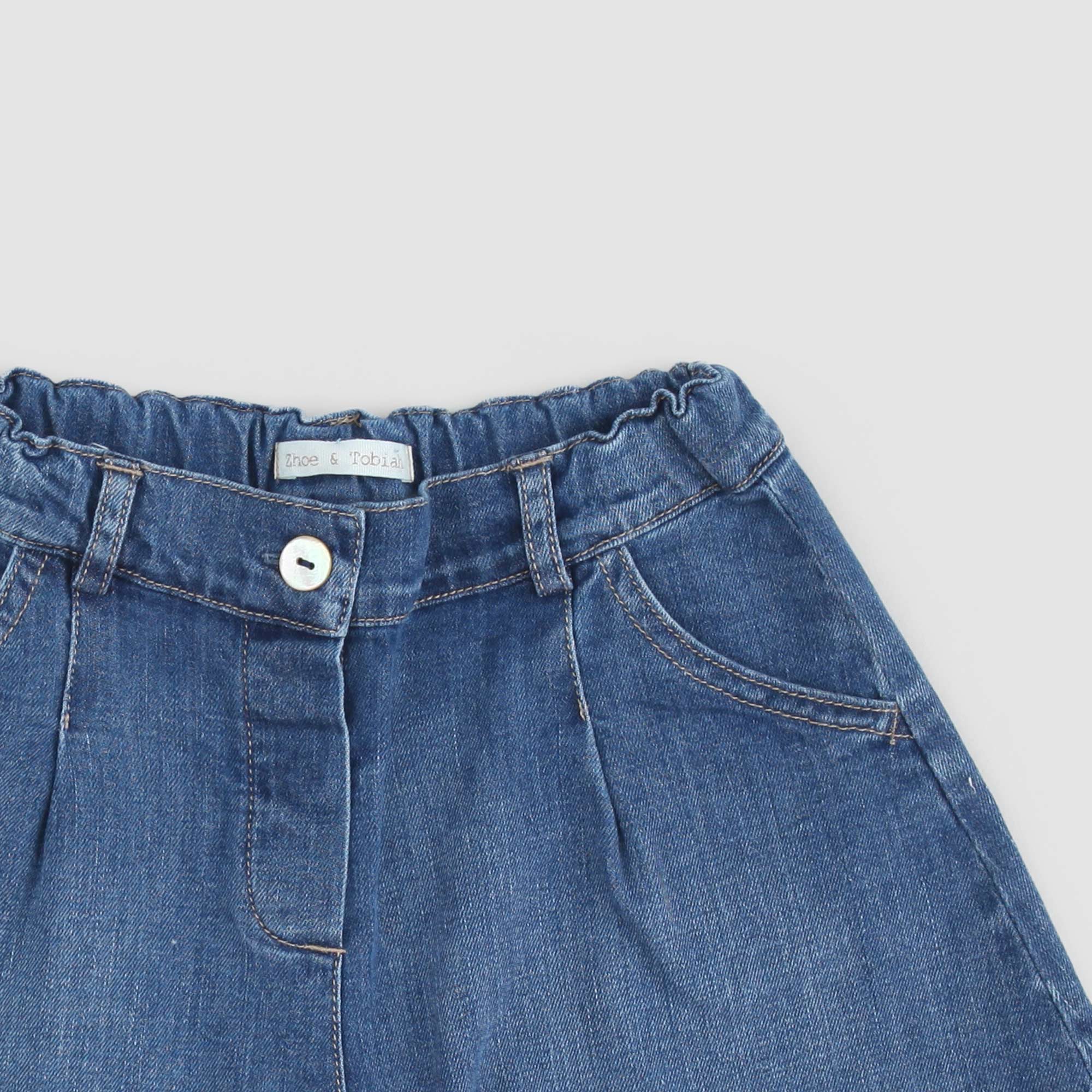 Shorts In Denim Sfrangiati Firmato ZHOE & TOBIAH - annameglio.com abbigliamento moda