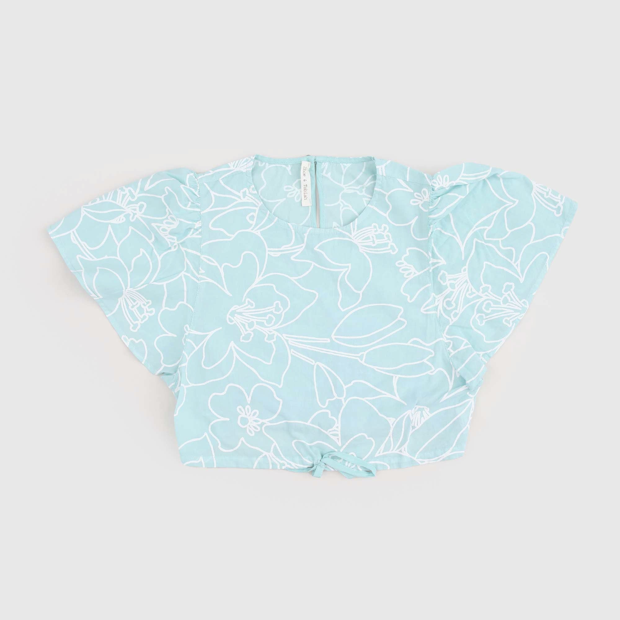 Blusa Celeste Firmata ZHOE & TOBIAH - annameglio.com abbigliamento moda