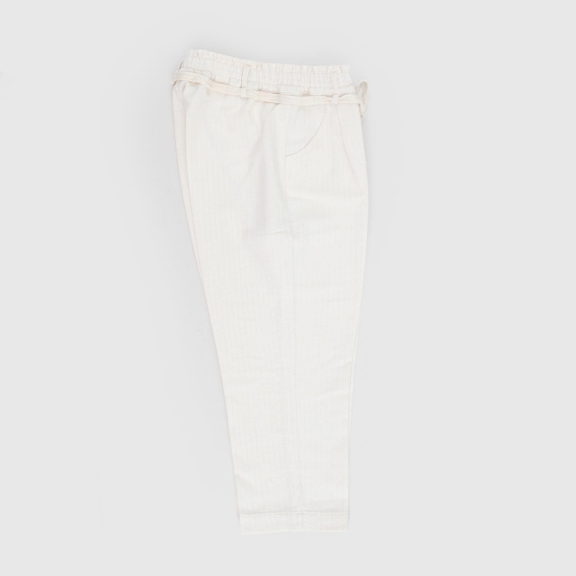 Pantalone Beige Con Righe Firmato ZHOE & TOBIAH - annameglio.com abbigliamento moda