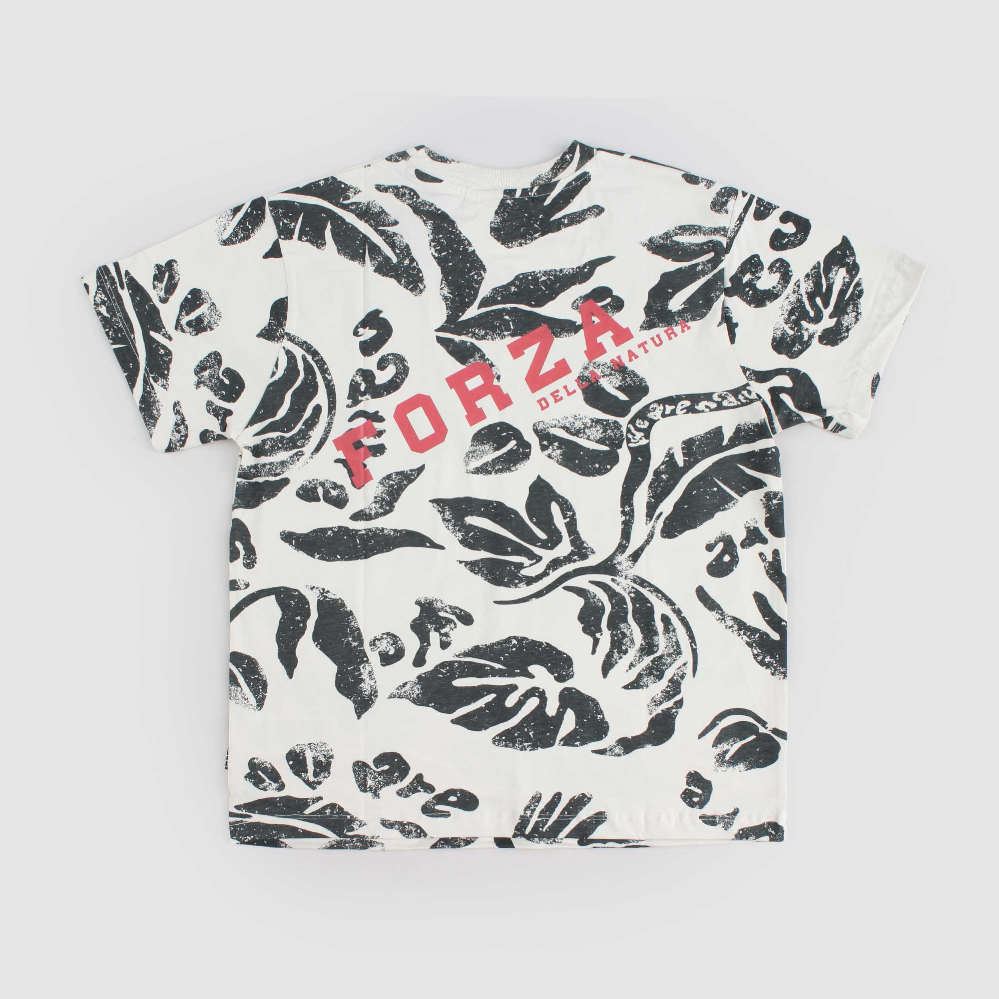 T-shirt Panna E Nera Con Stampa Firmata MOLO - annameglio.com abbigliamento moda