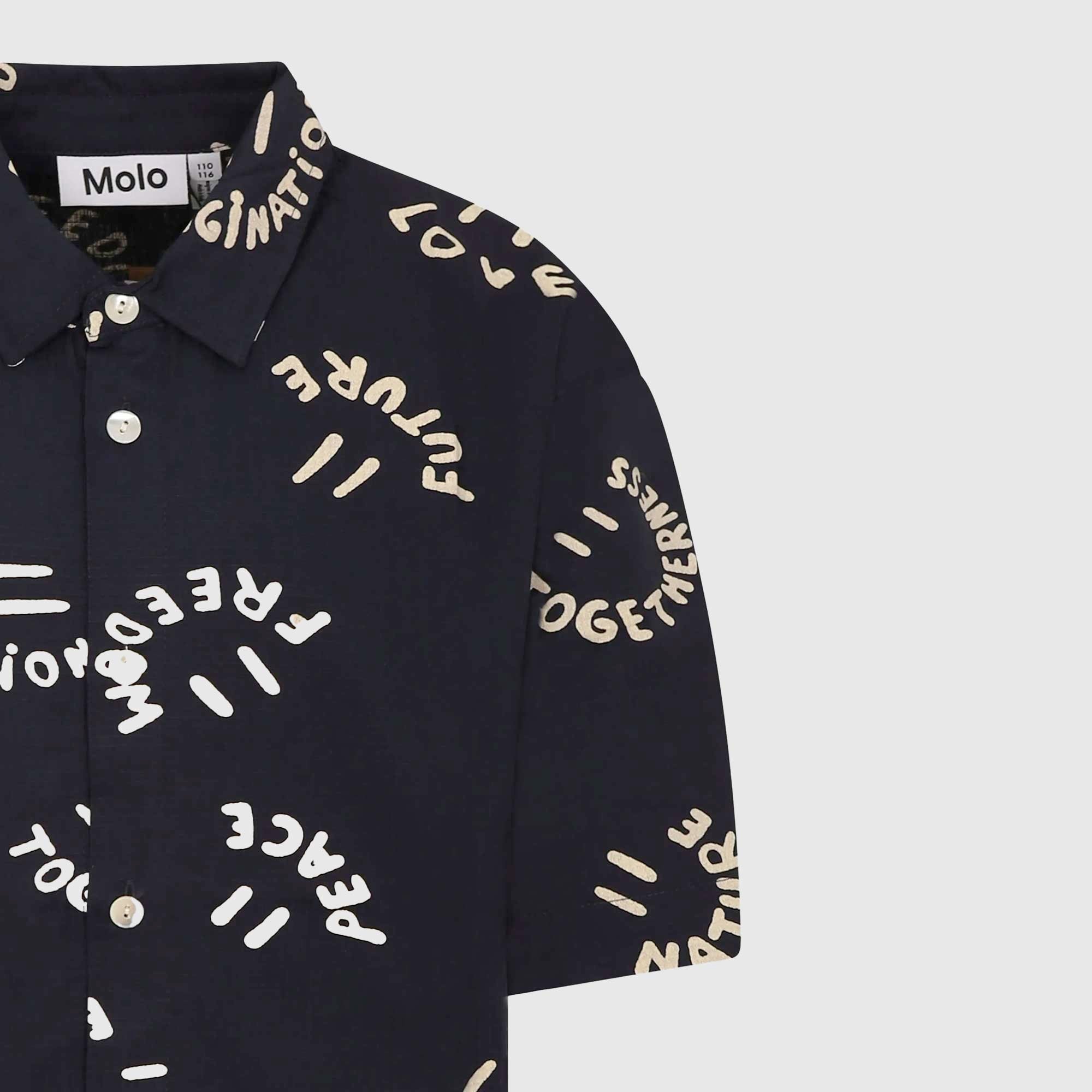 Camicia Con Stampa Firmata MOLO - annameglio.com abbigliamento moda