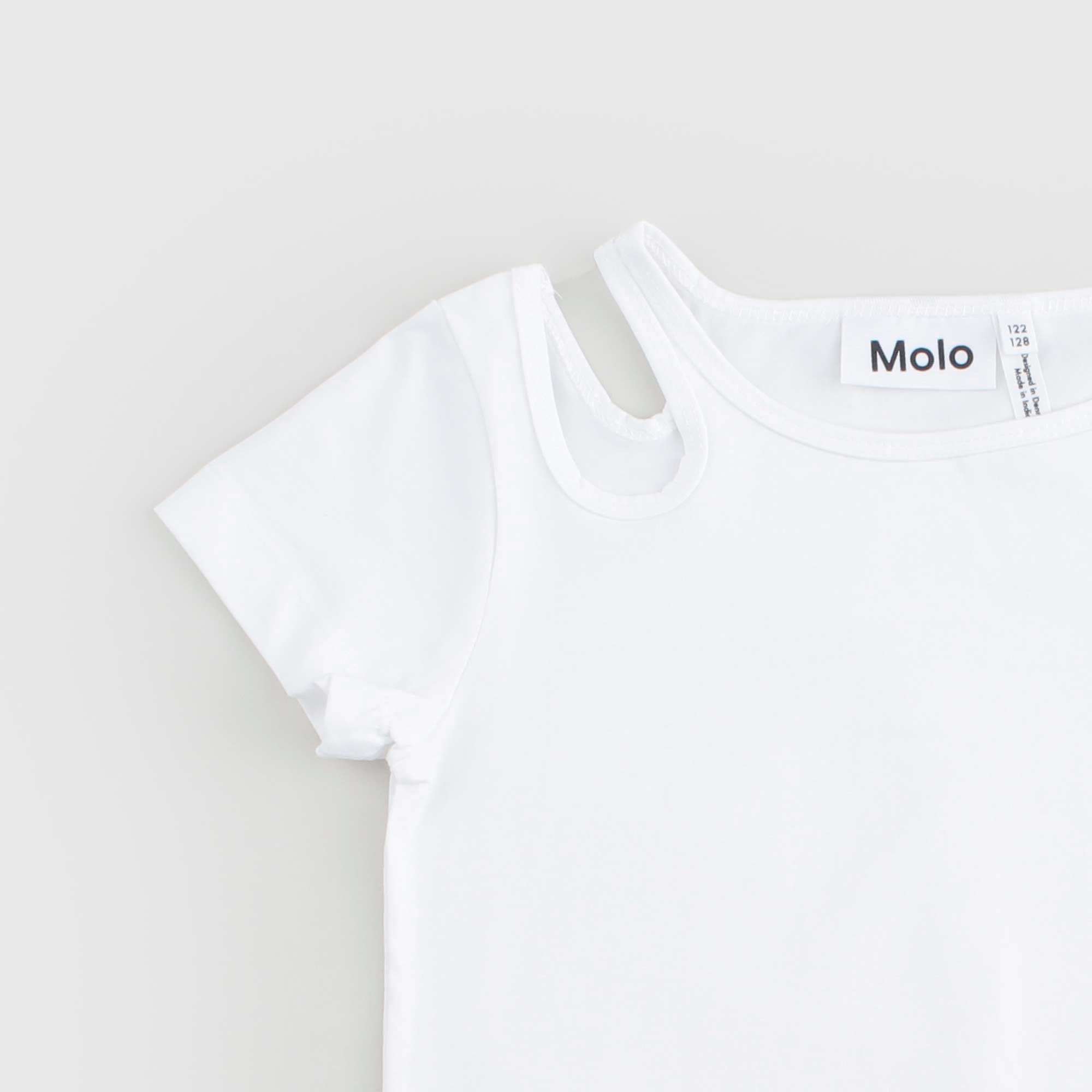 T-shirt Bianca Firmata MOLO - annameglio.com abbigliamento moda