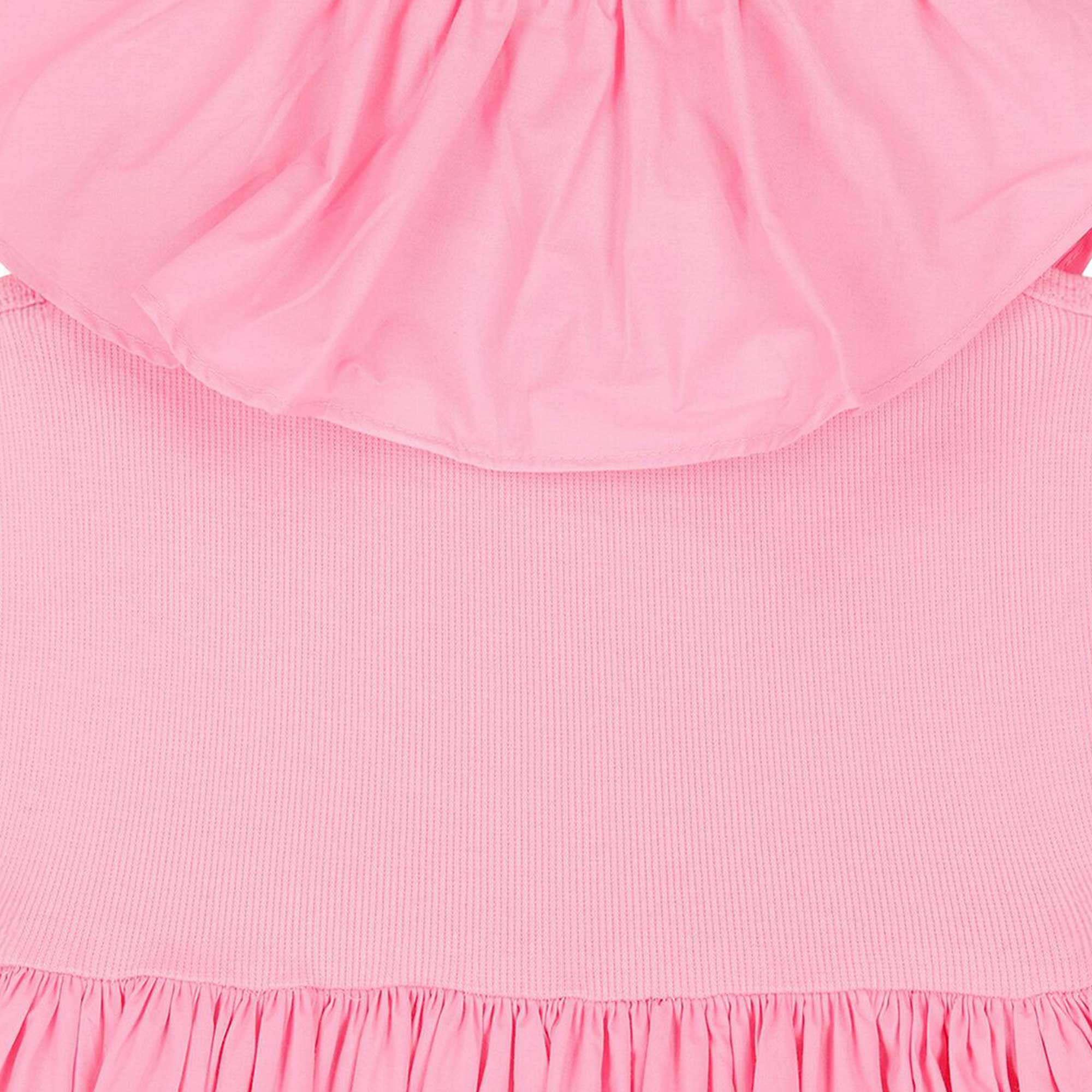 Vestito Rosa Con Volant Firmato MOLO - annameglio.com abbigliamento moda