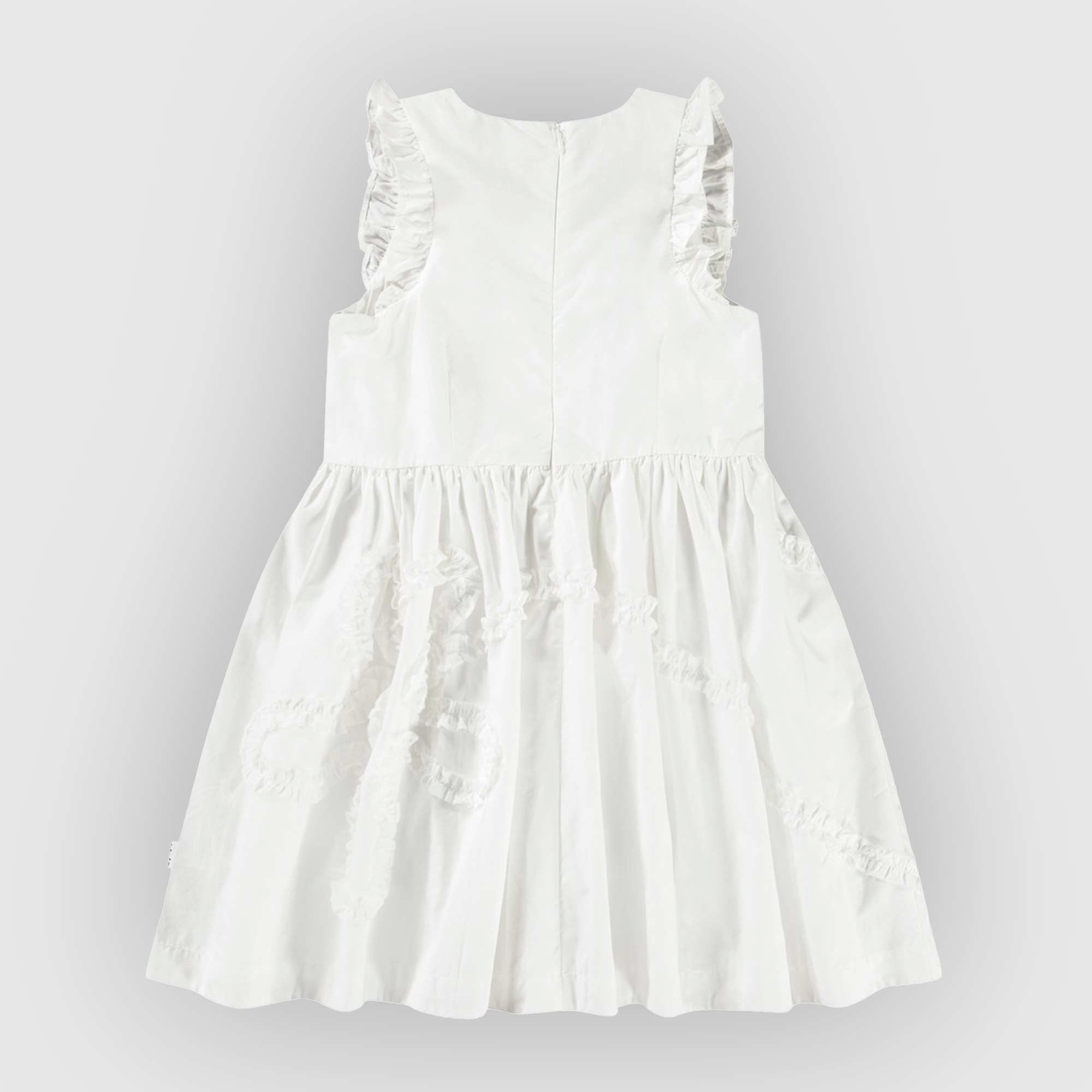 Abito Bianco In Cotone Firmato MOLO - annameglio.com abbigliamento moda