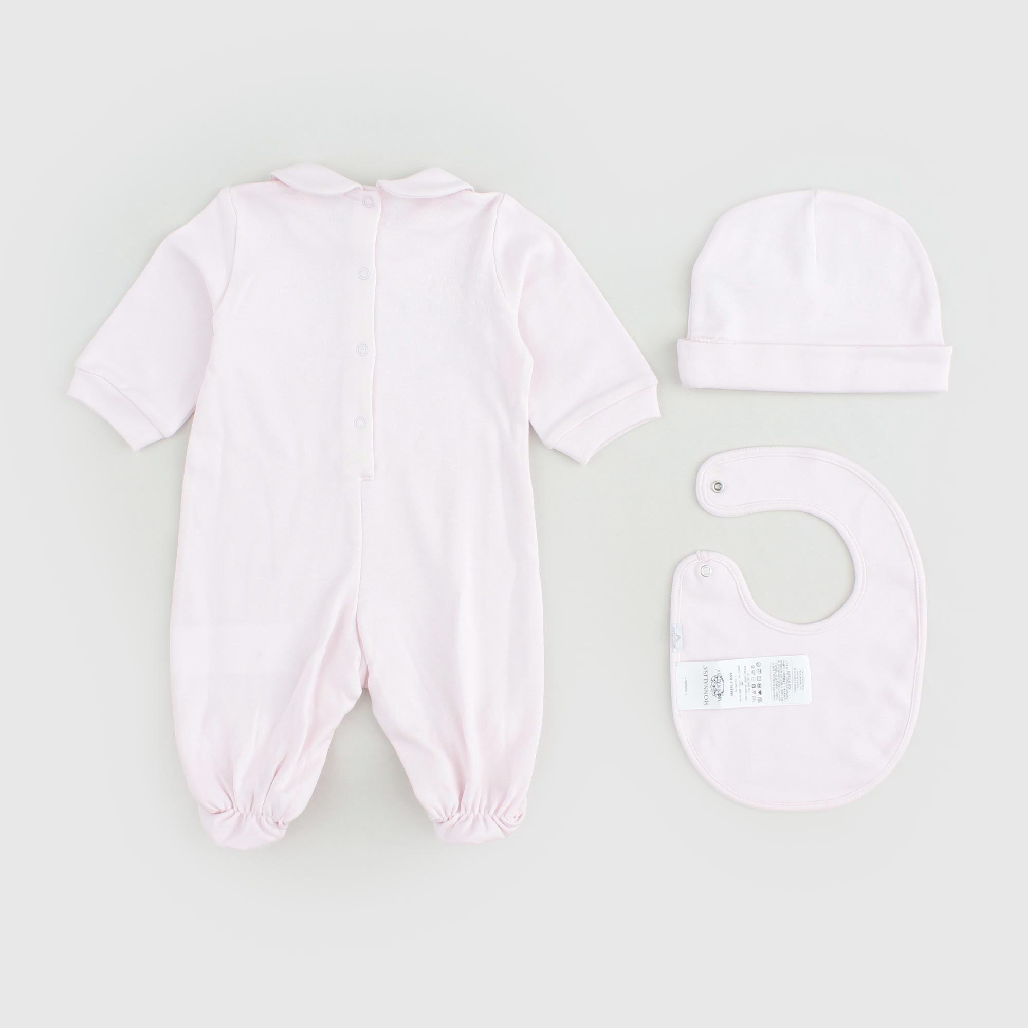 Tutina Rosa Tre Pezzi Firmata MONNALISA - annameglio.com abbigliamento moda