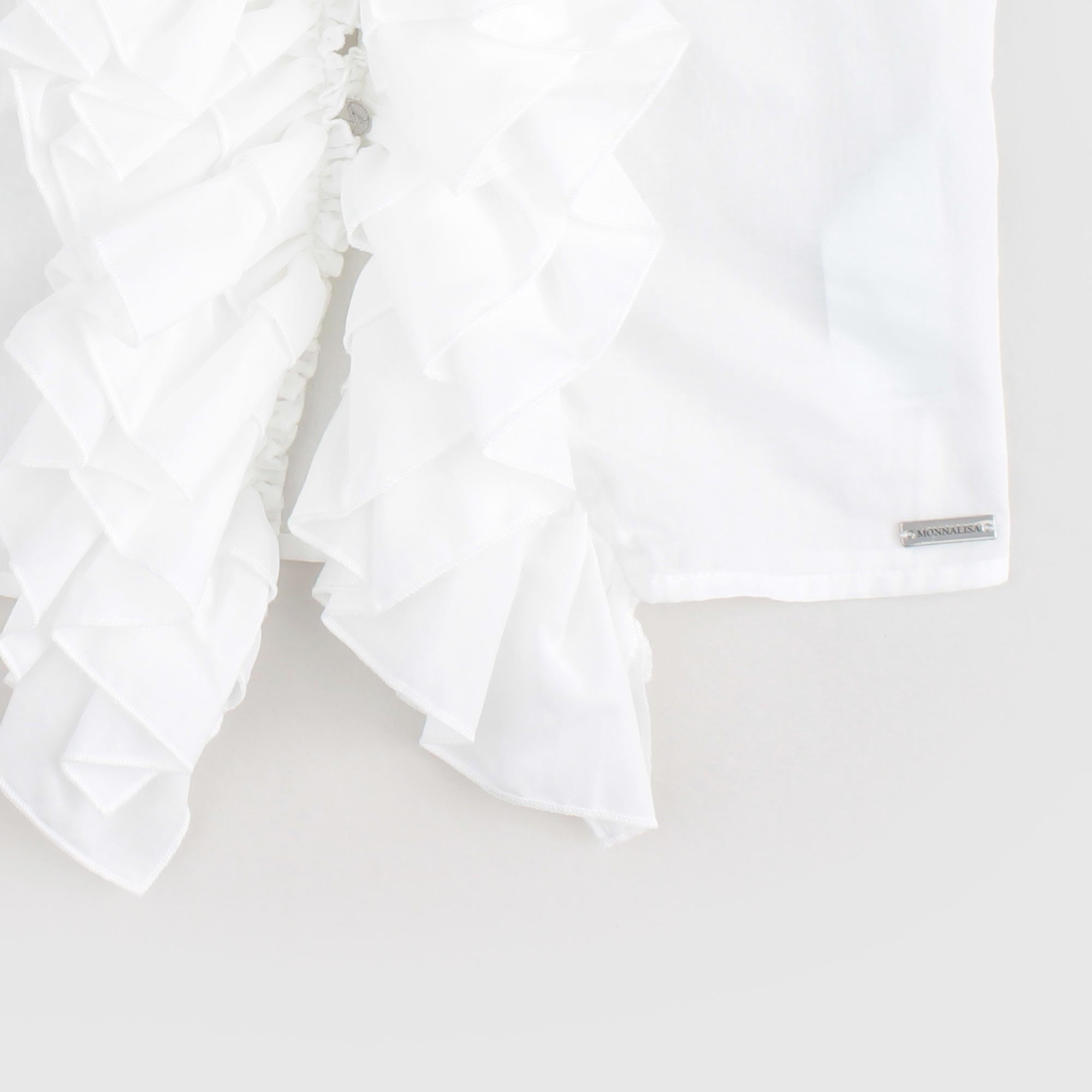 Top Bianco Teen Firmato MONNALISA - annameglio.com abbigliamento moda