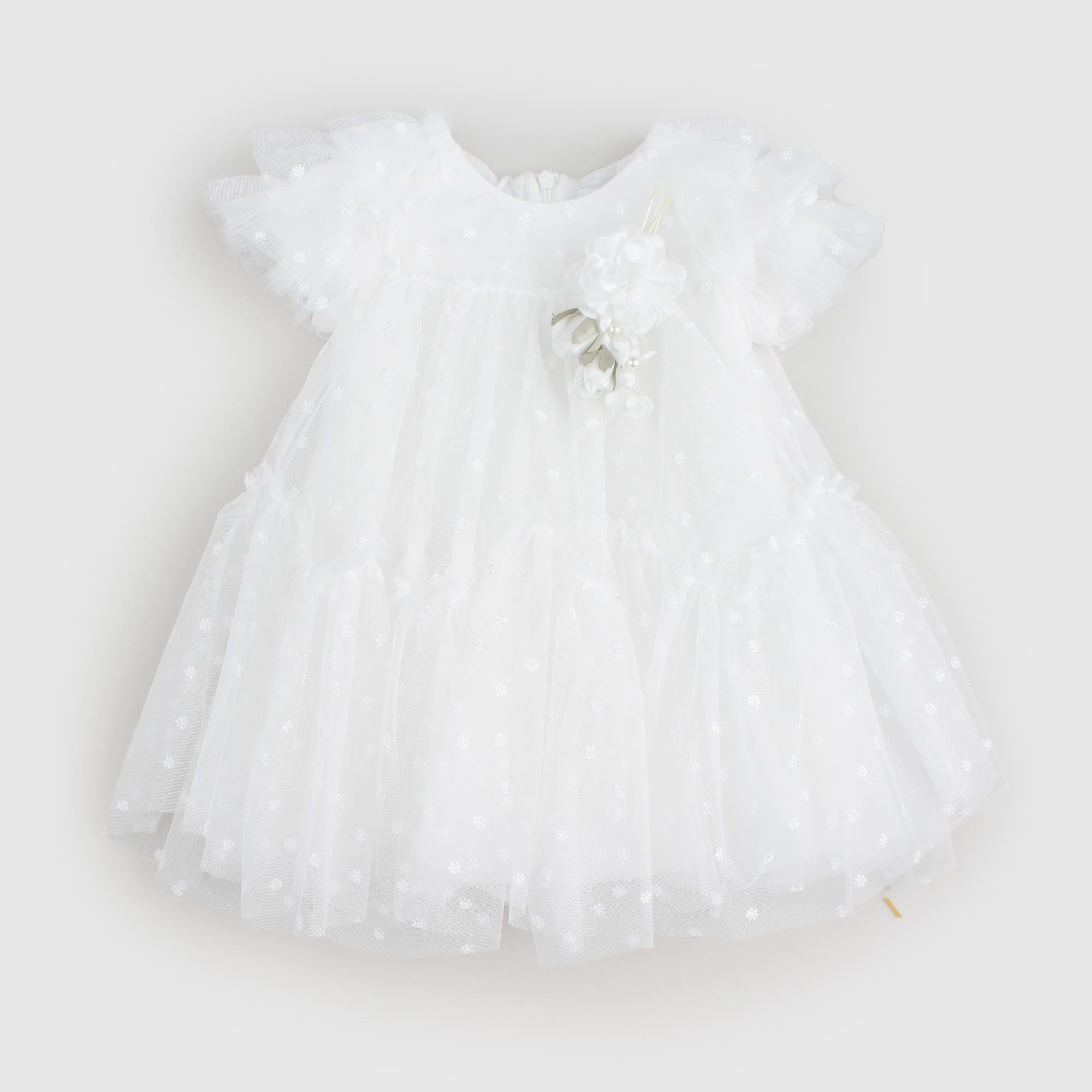Abitino New born Bianco Firmato MONNALISA - annameglio.com abbigliamento moda