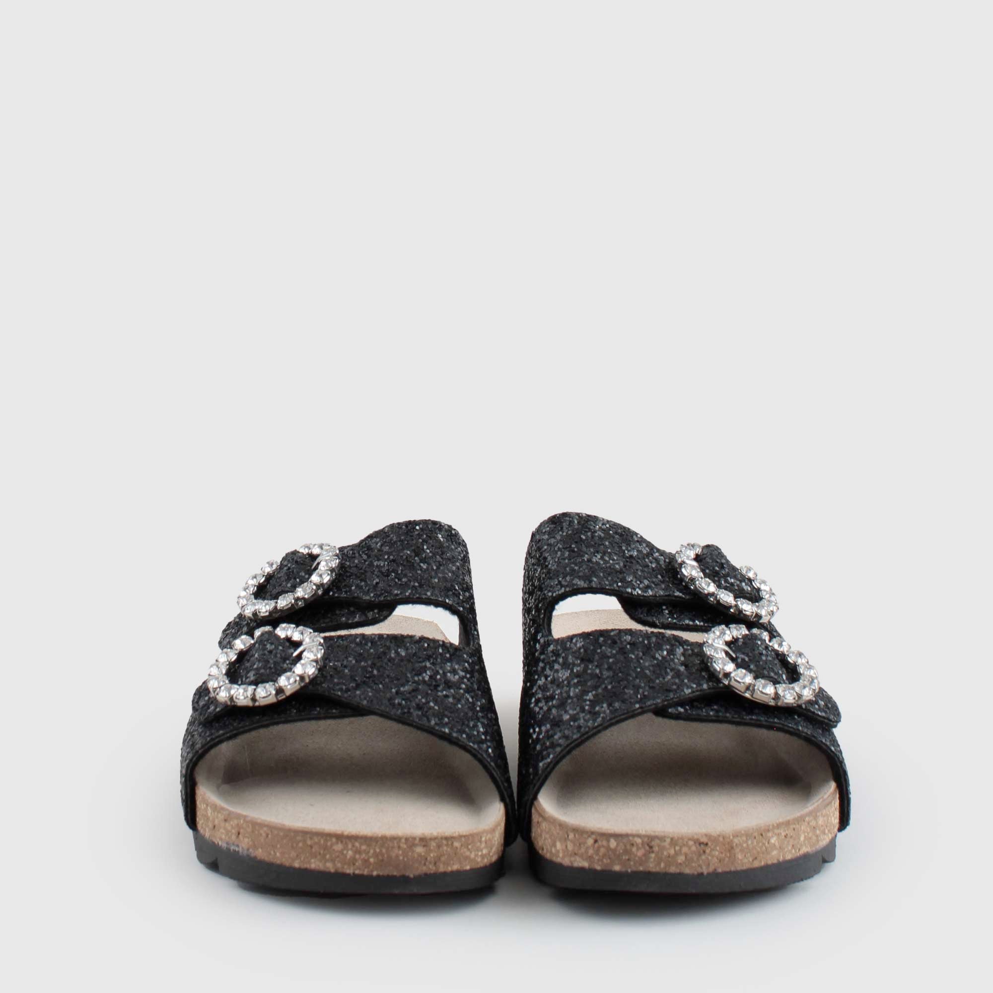 Ciabatte Nere Per Bambina Firmate MONNALISA - annameglio.com abbigliamento moda