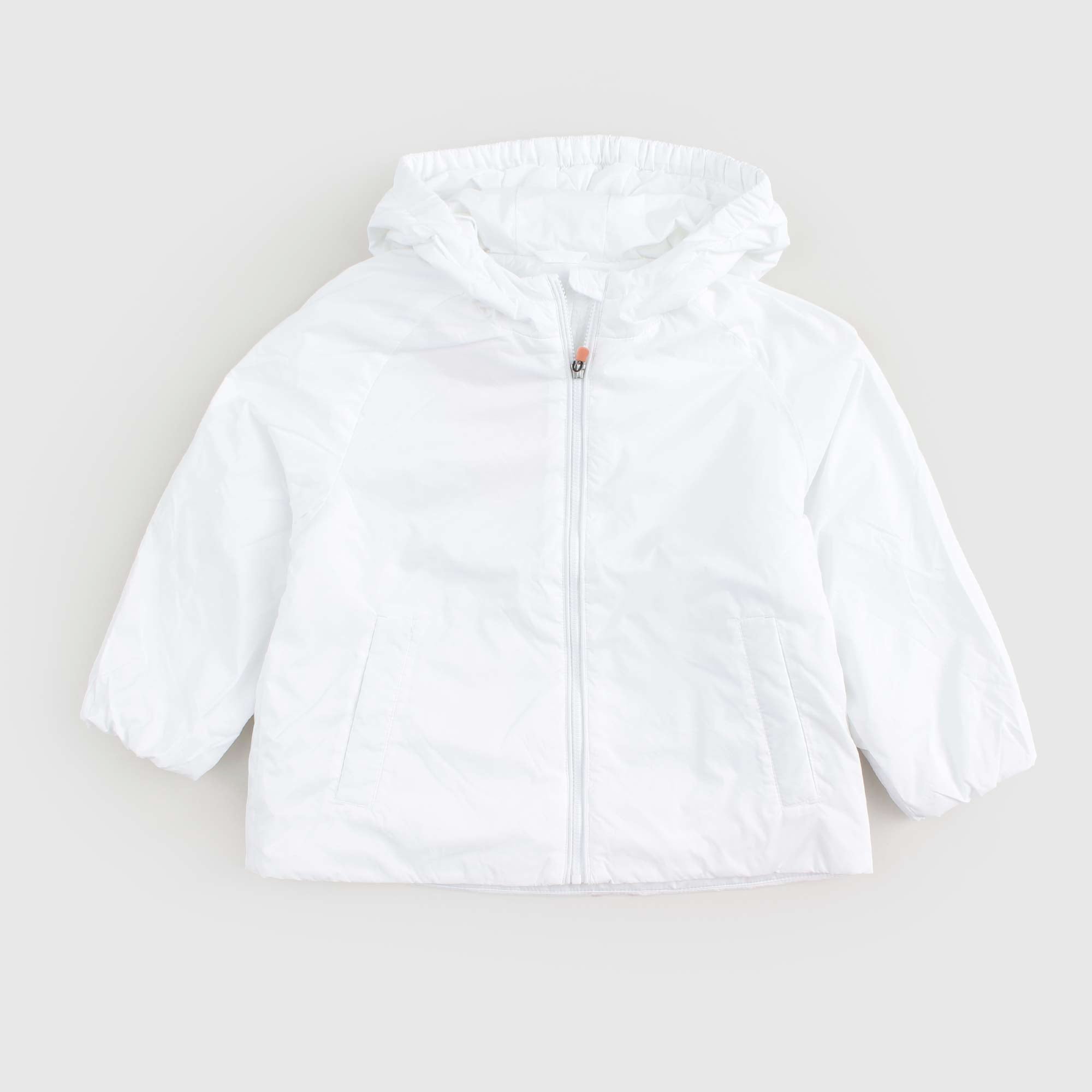Piumino Bianco Con Cappuccio Firmato SAVE THE DUCK - annameglio.com abbigliamento moda