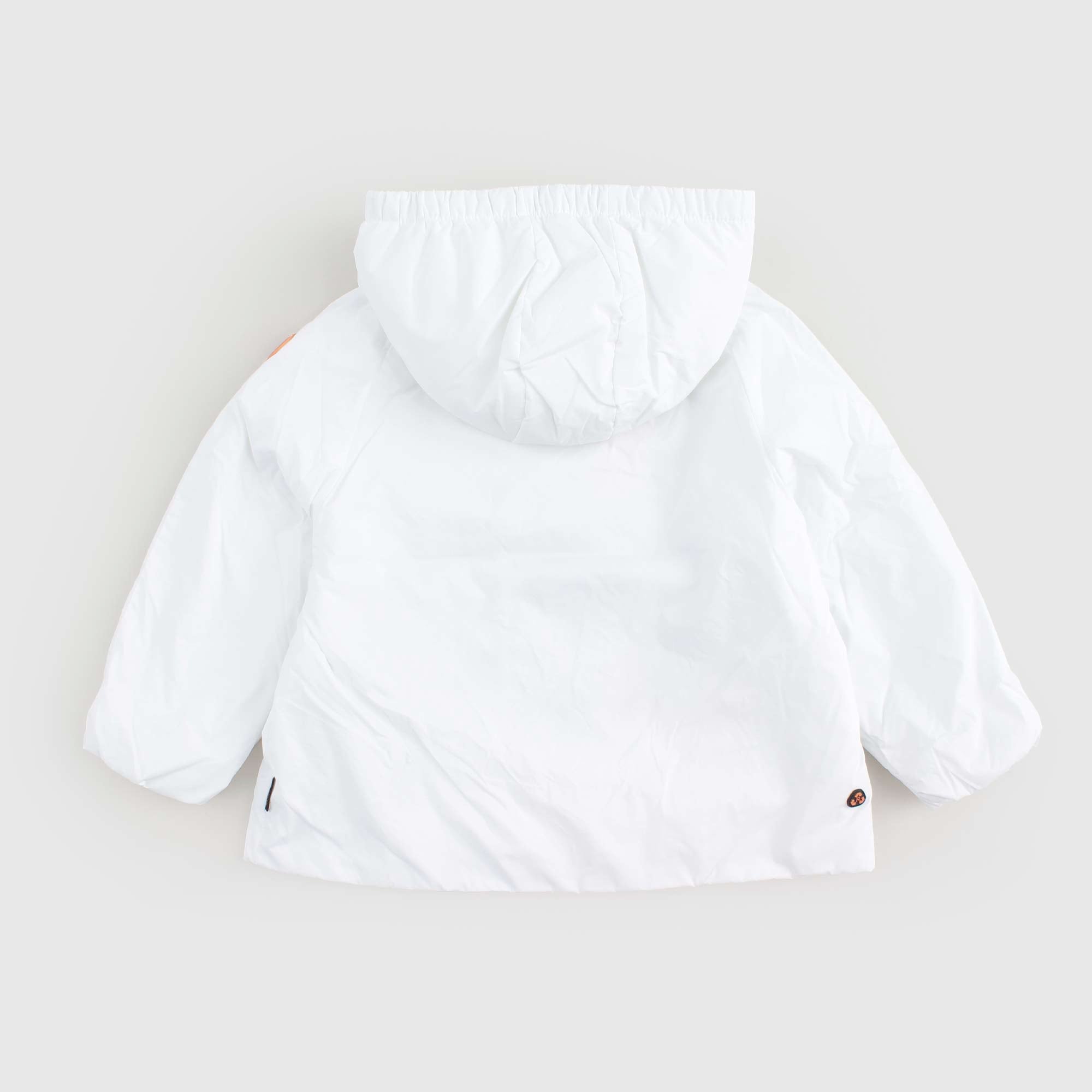 Piumino Bianco Con Cappuccio Firmato SAVE THE DUCK - annameglio.com abbigliamento moda