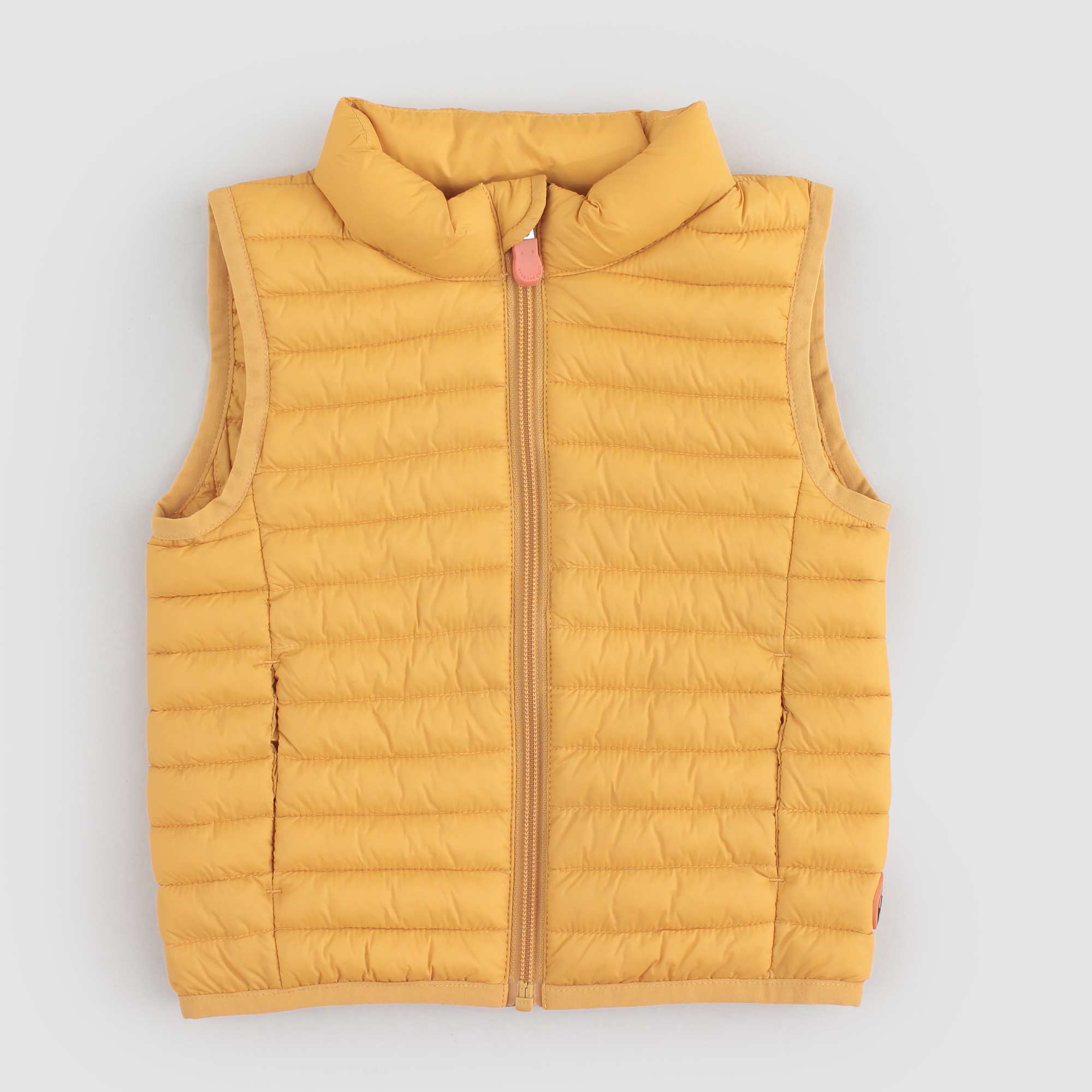 Smanicato Ocra Firmato SAVE THE DUCK - annameglio.com abbigliamento moda