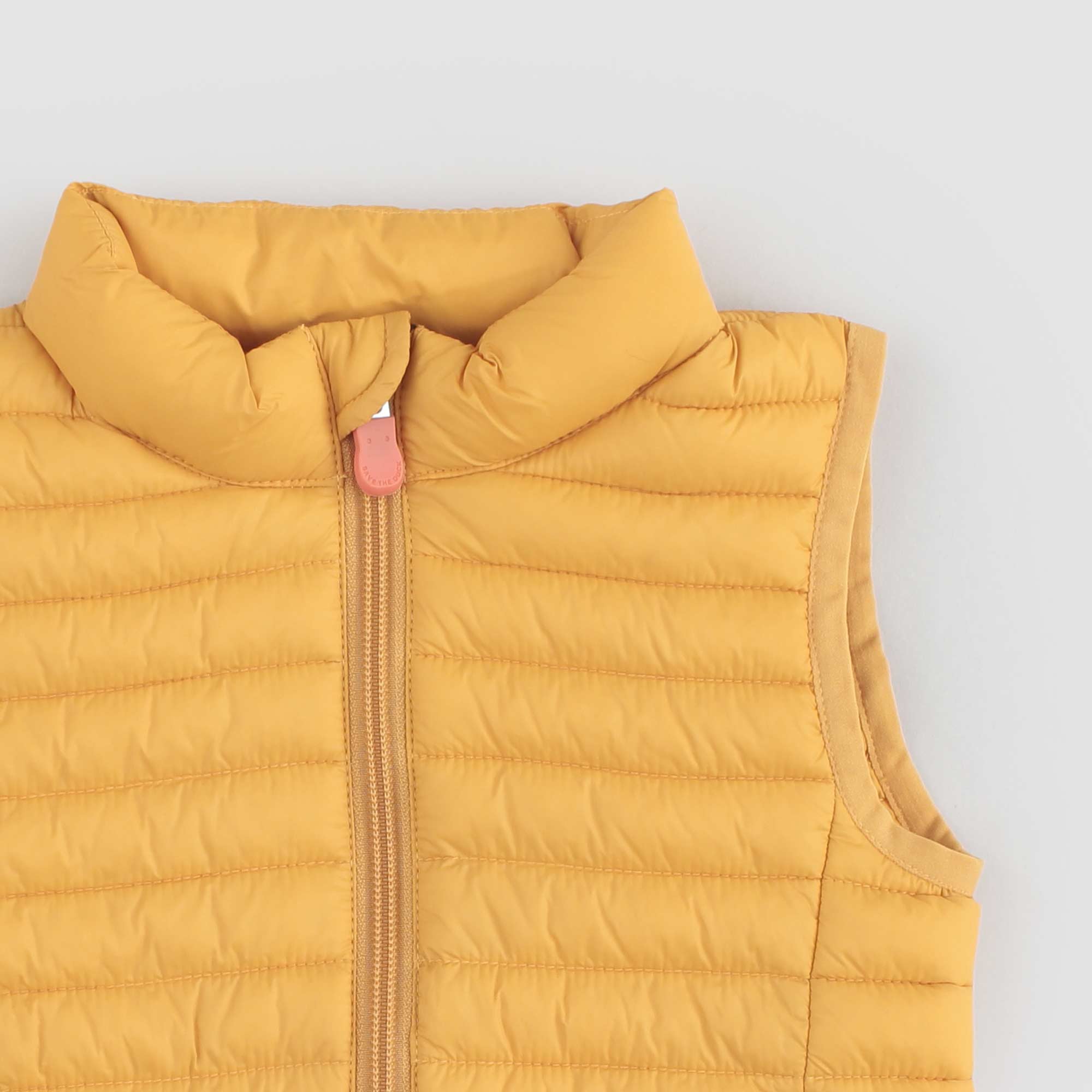 Smanicato Ocra Firmato SAVE THE DUCK - annameglio.com abbigliamento moda