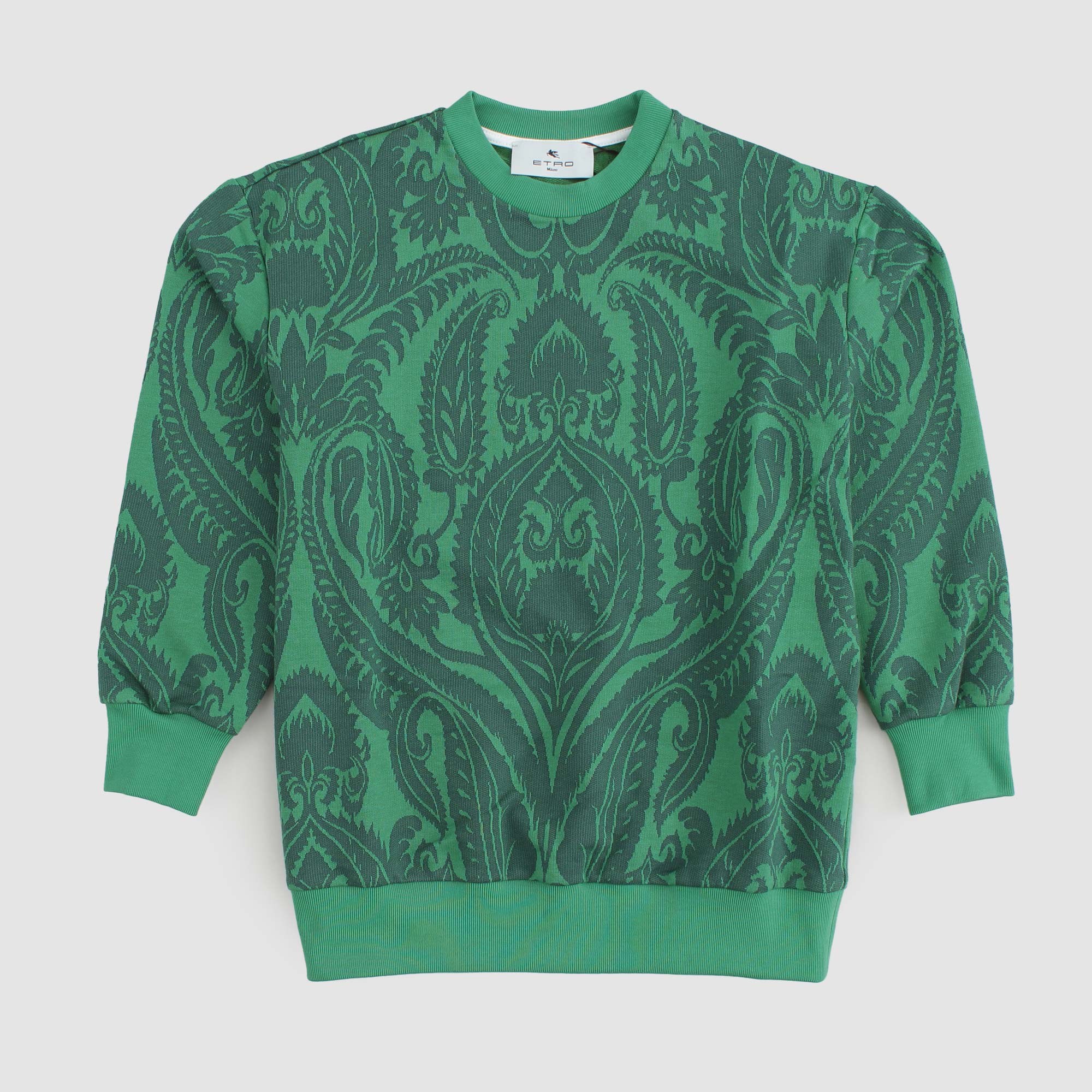 Felpa Verde Firmata ETRO - annameglio.com abbigliamento moda