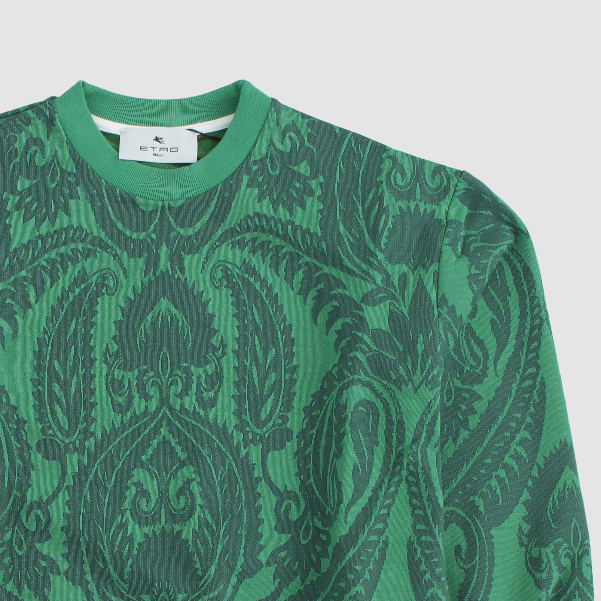 Felpa Verde Firmata ETRO - annameglio.com abbigliamento moda