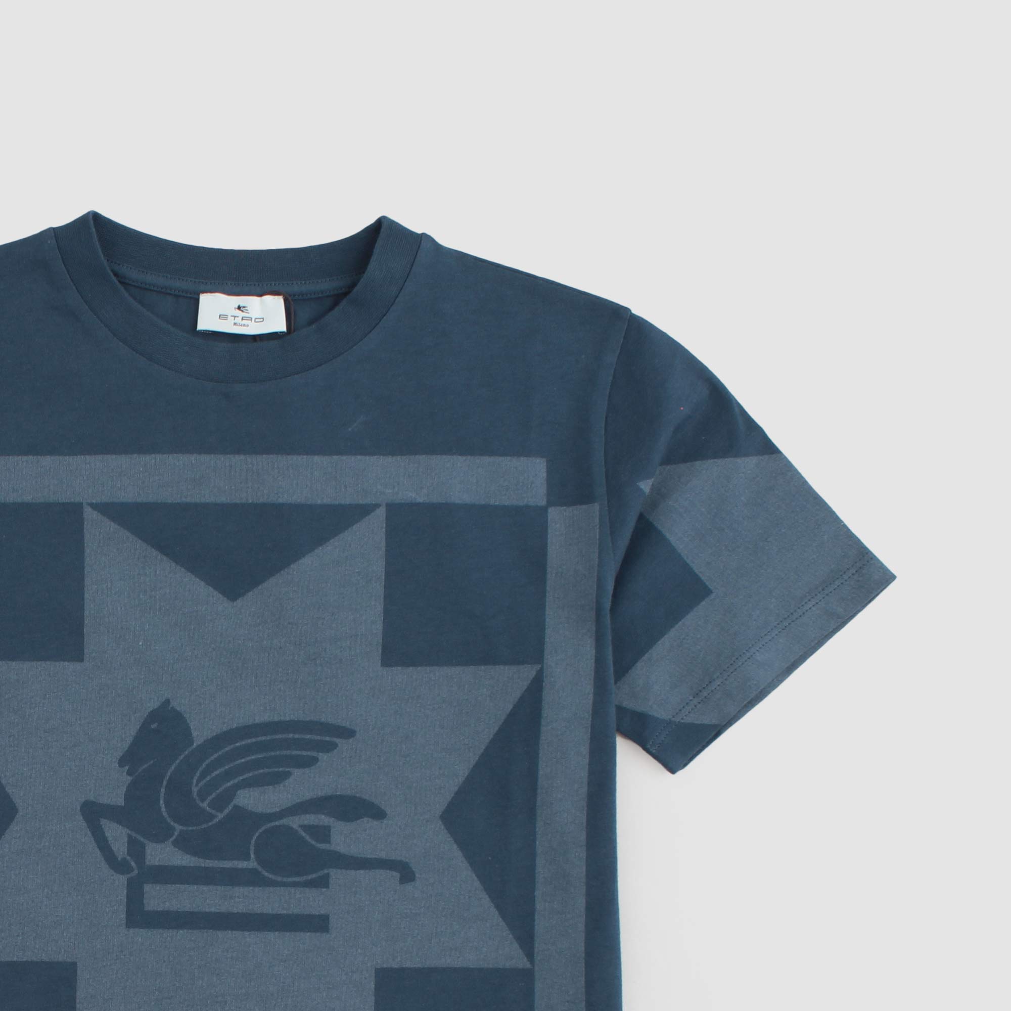 T-shirt Indaco Firmata ETRO - annameglio.com abbigliamento moda