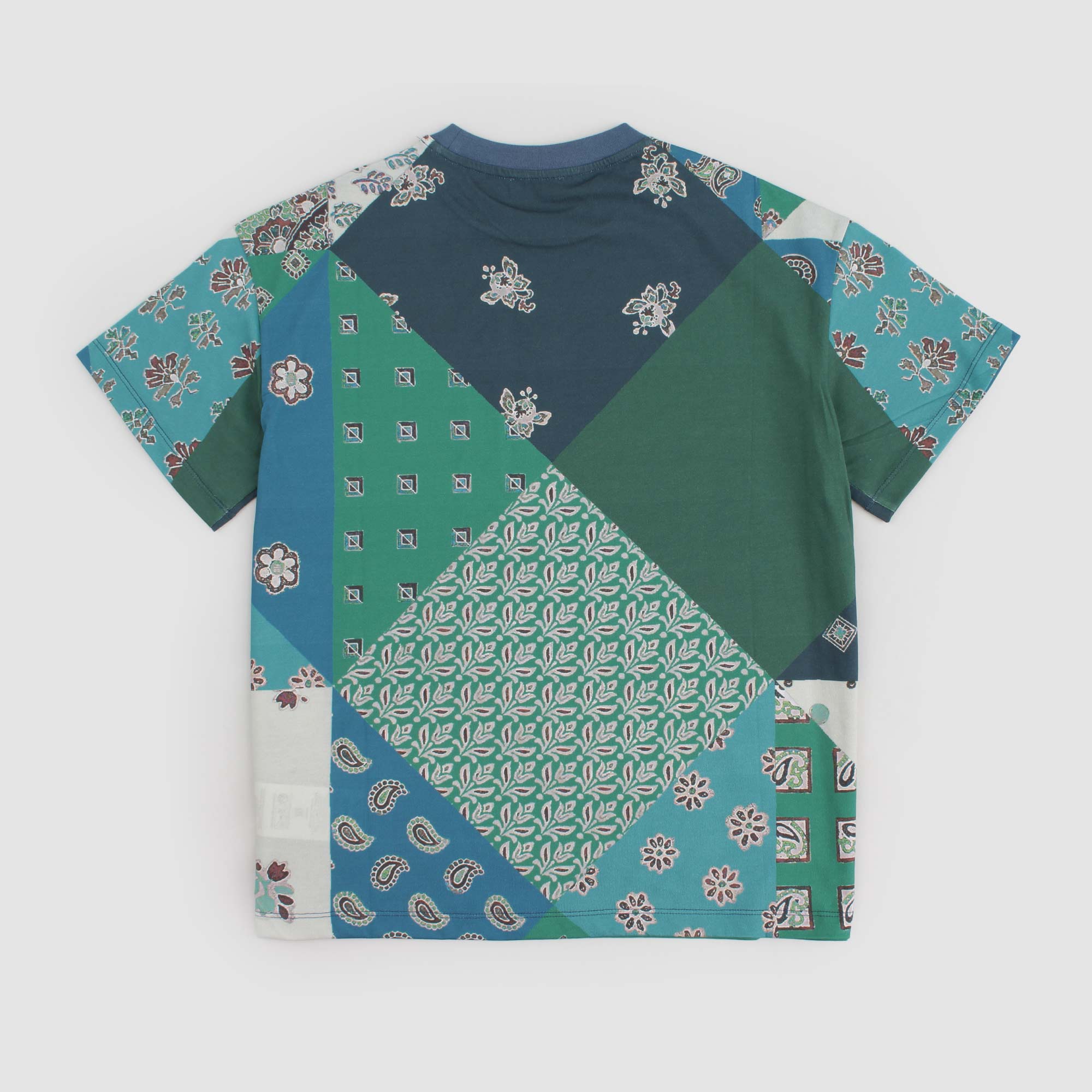 T-shirt Con Fantasia Blu Firmata ETRO - annameglio.com abbigliamento moda