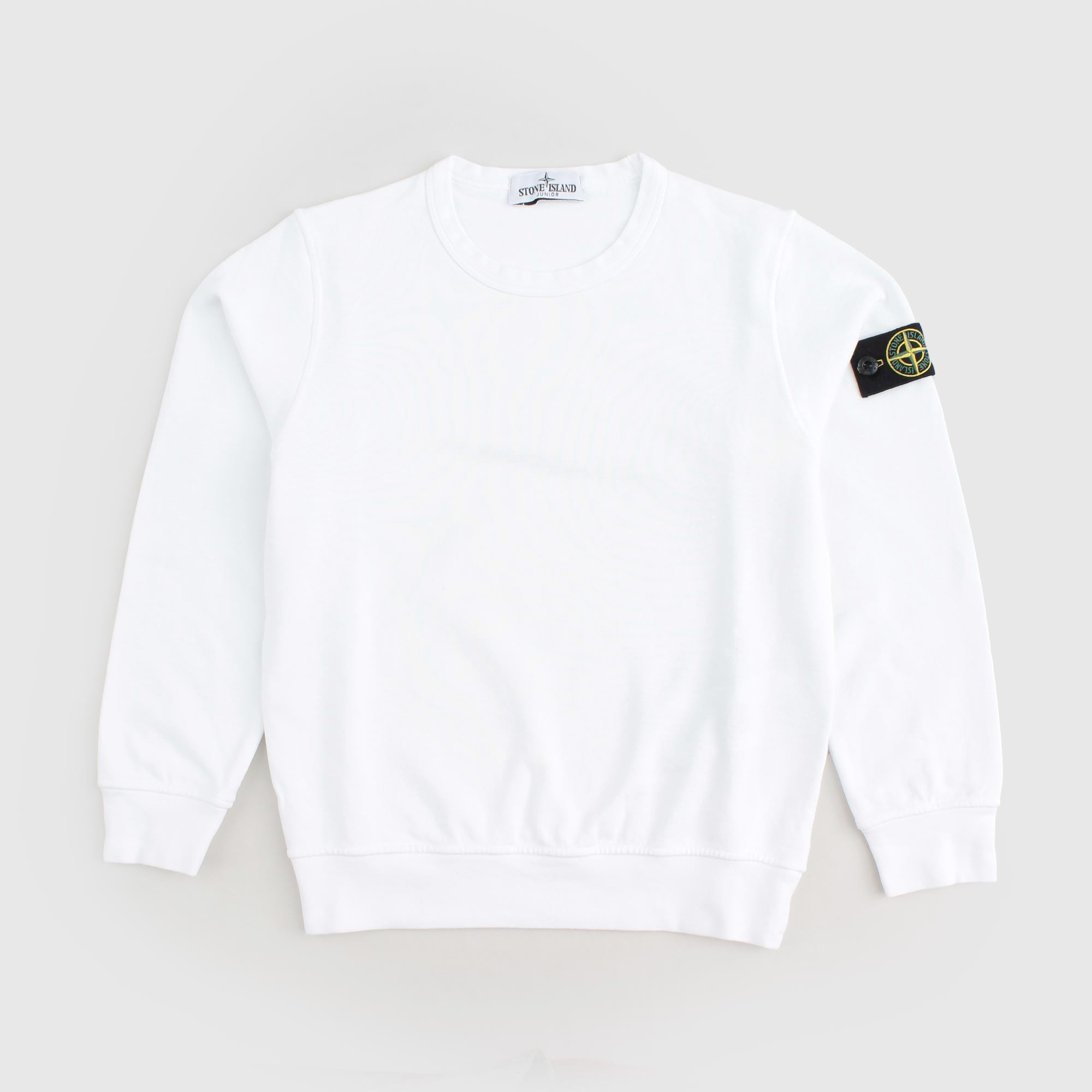 Felpa Bianca Firmata STONE ISLAND - annameglio.com abbigliamento moda