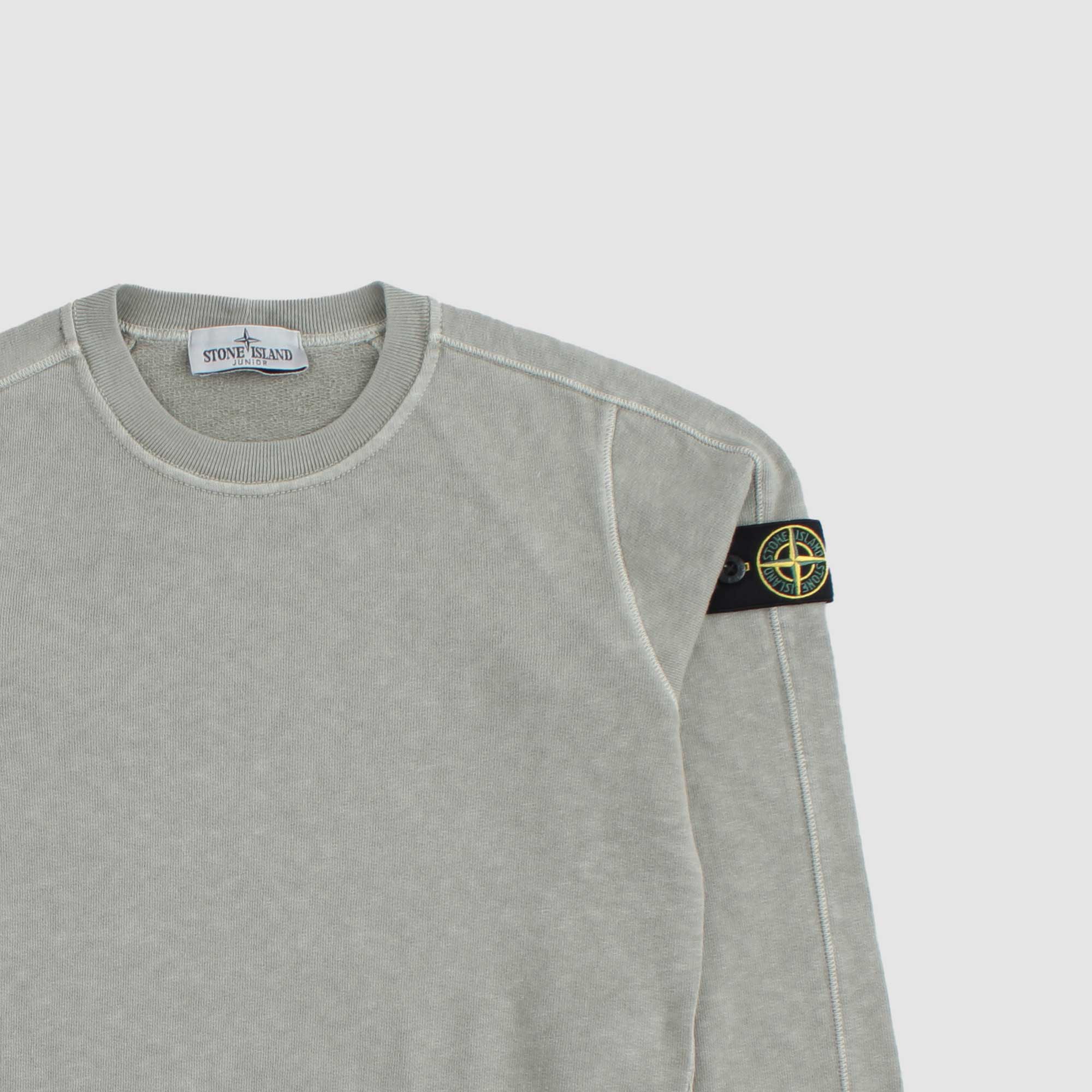 Felpa Verde Salvia Firmata STONE ISLAND - annameglio.com abbigliamento moda