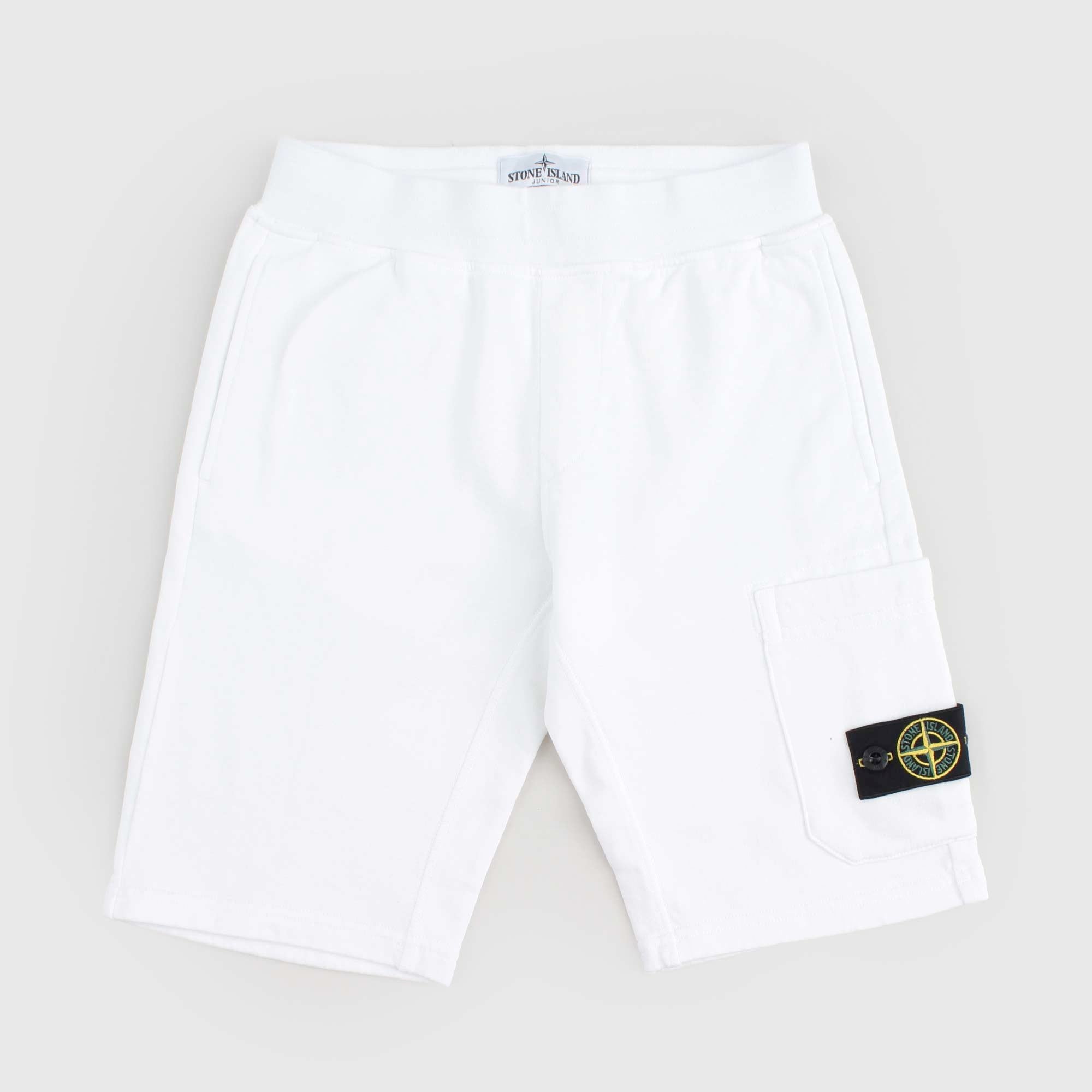 Bermuda Bianco Firmato STONE ISLAND - annameglio.com abbigliamento moda