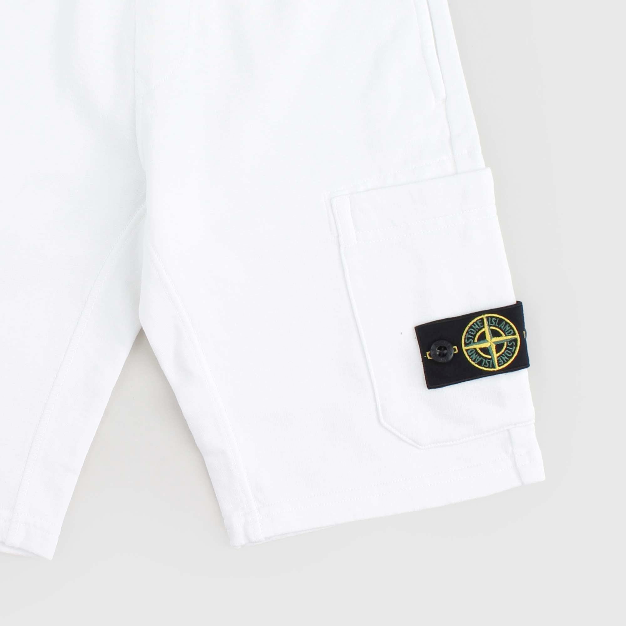 Bermuda Bianco Firmato STONE ISLAND - annameglio.com abbigliamento moda