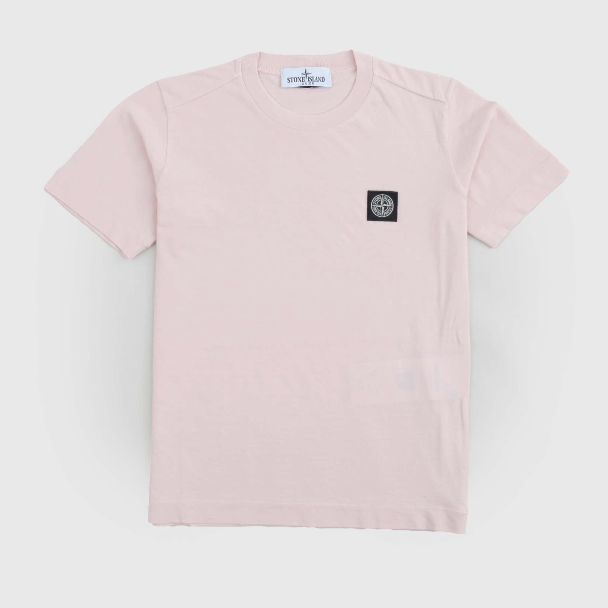 T-shirt Rosa Cipria Firmata STONE ISLAND - annameglio.com abbigliamento moda