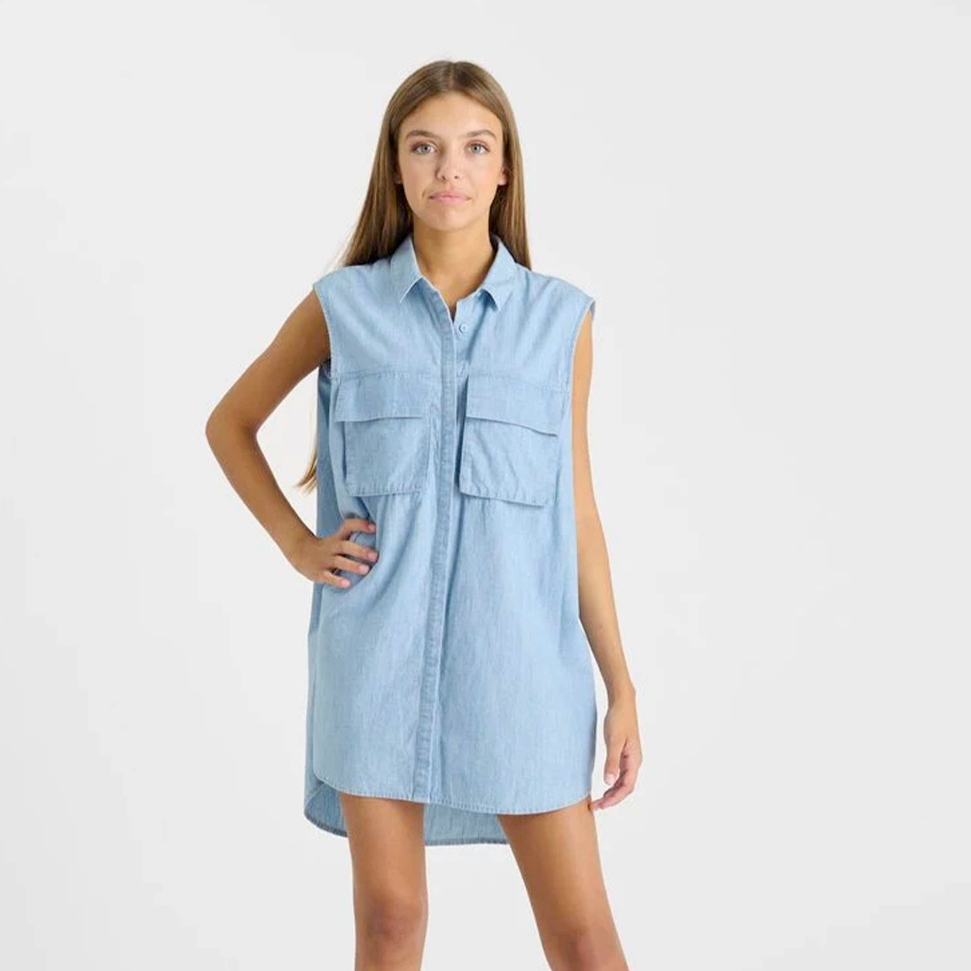 Abito Denim Firmato LE TEMPS DES CERISES - annameglio.com abbigliamento moda