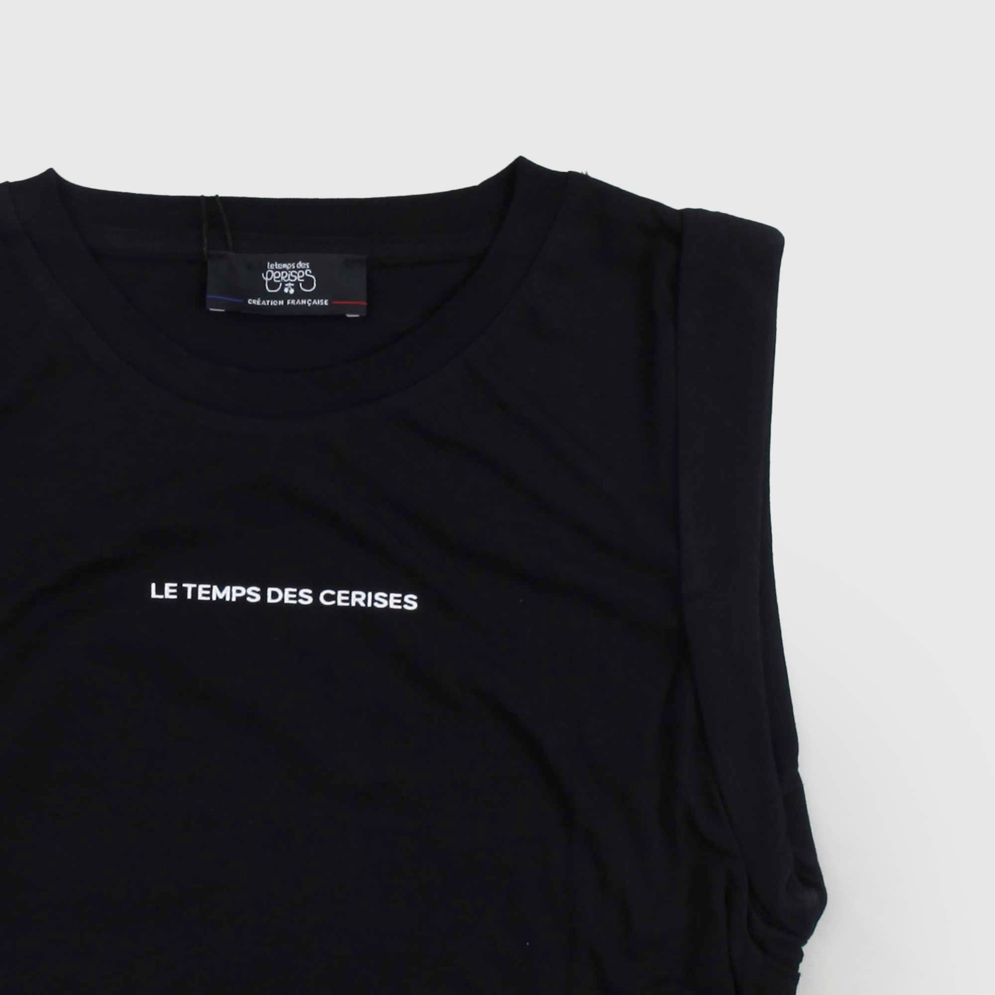 T-shirt Nera Firmata LE TEMPS DE CERISES - annameglio.com abbigliamento moda