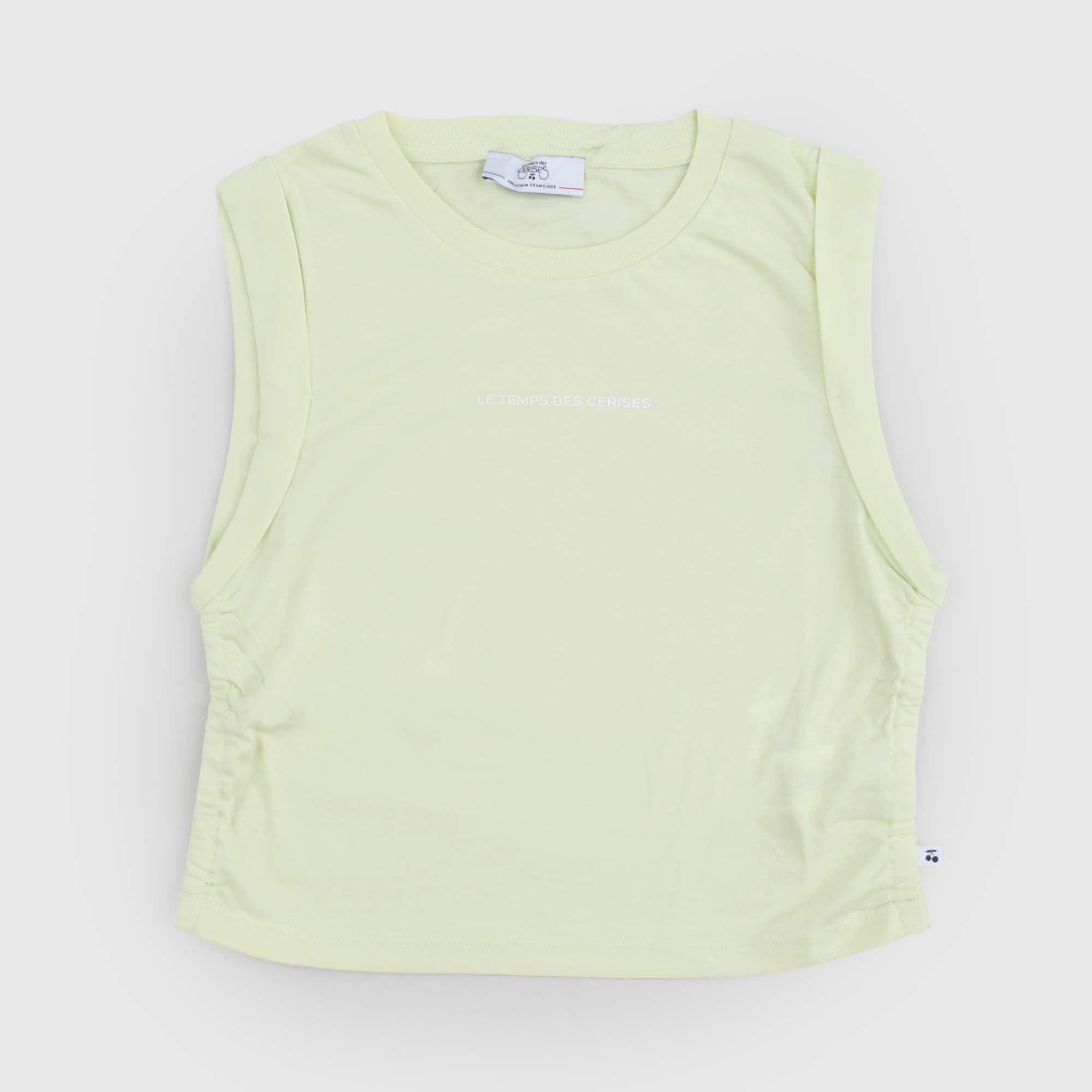 T-shirt Gialla Firmata LE TEMPS DE CERISES - annameglio.com abbigliamento moda