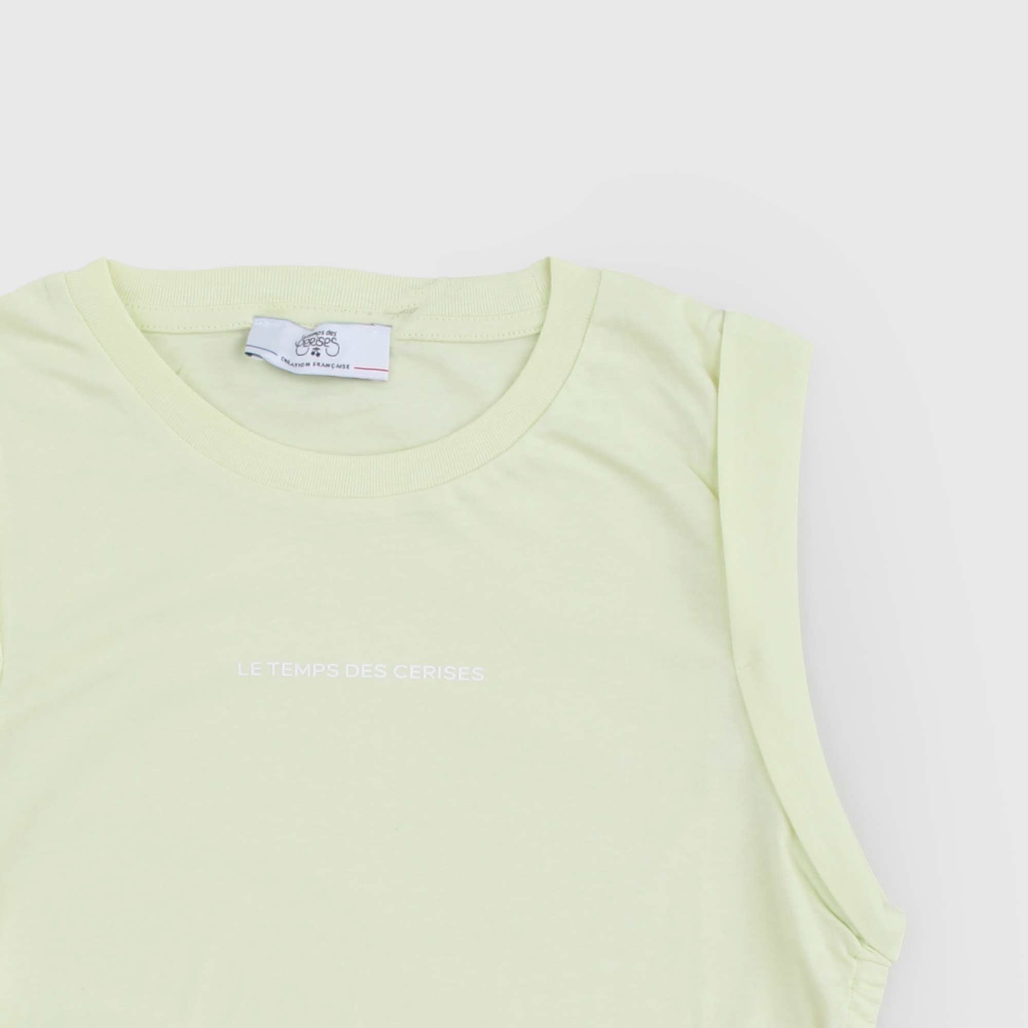 T-shirt Gialla Firmata LE TEMPS DE CERISES - annameglio.com abbigliamento moda