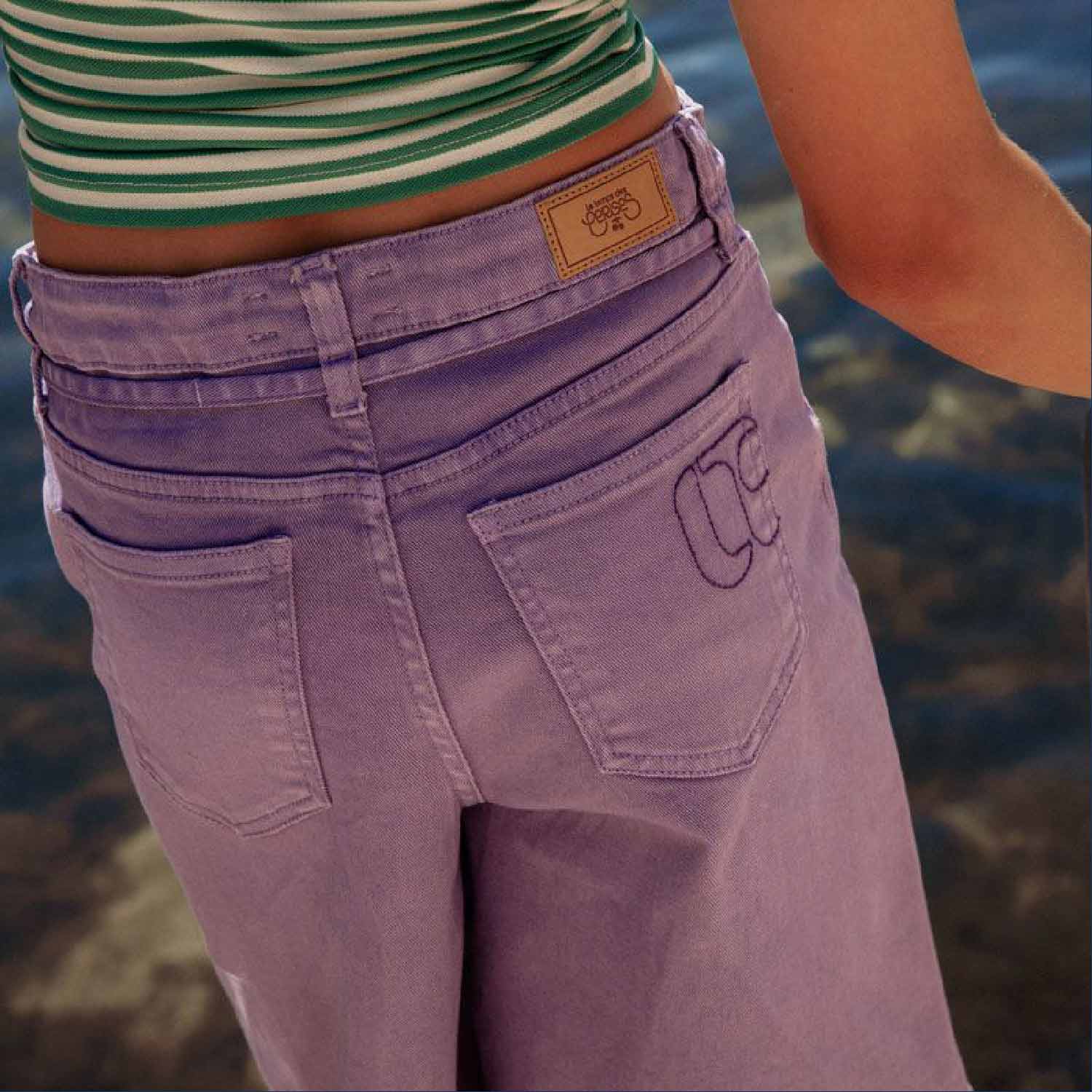 Bermuda Viola Firmato LE TEMPS DE CERISES - annameglio.com abbigliamento moda