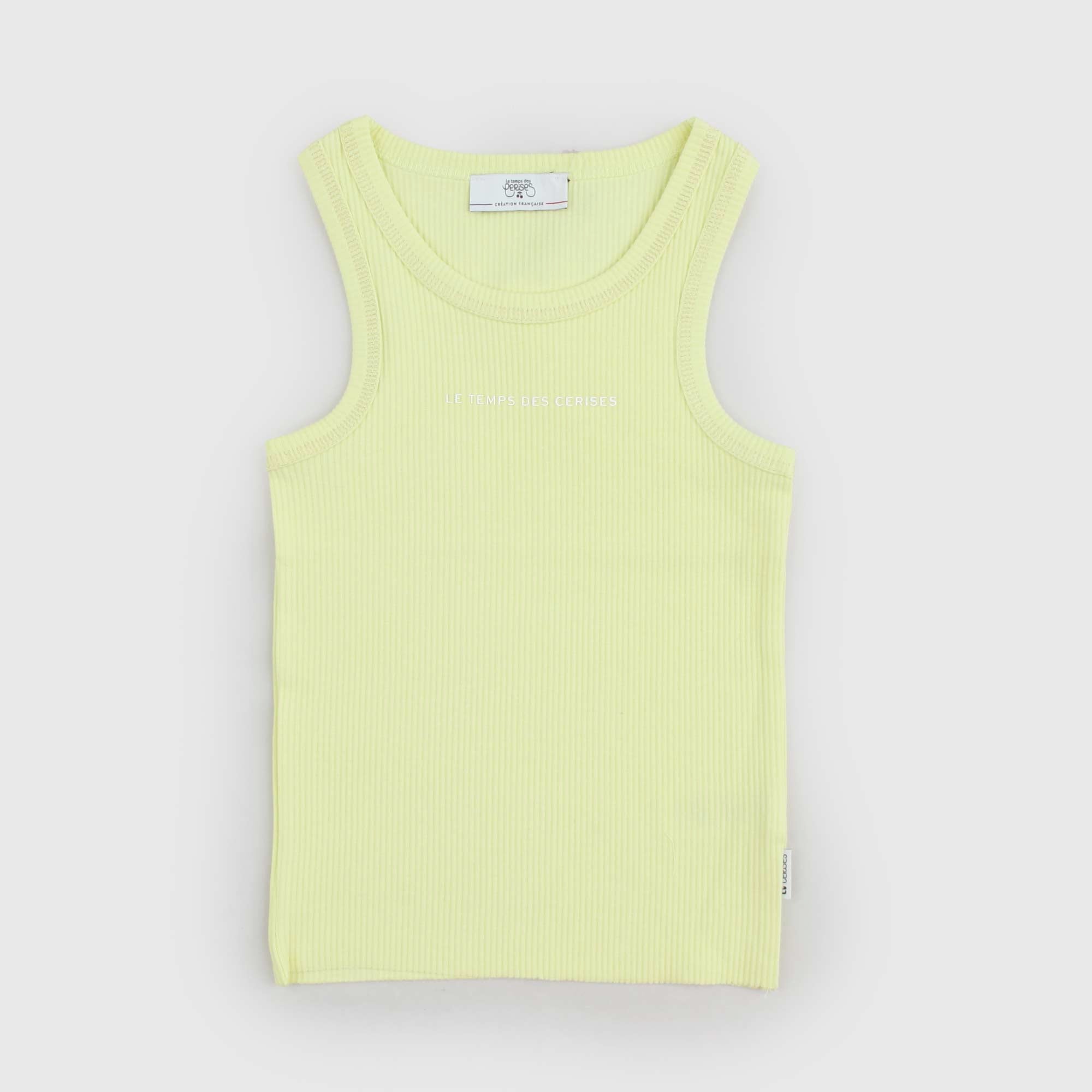 Canottiera Gialla Firmata LE TEMPS DE CERISES - annameglio.com abbigliamento moda