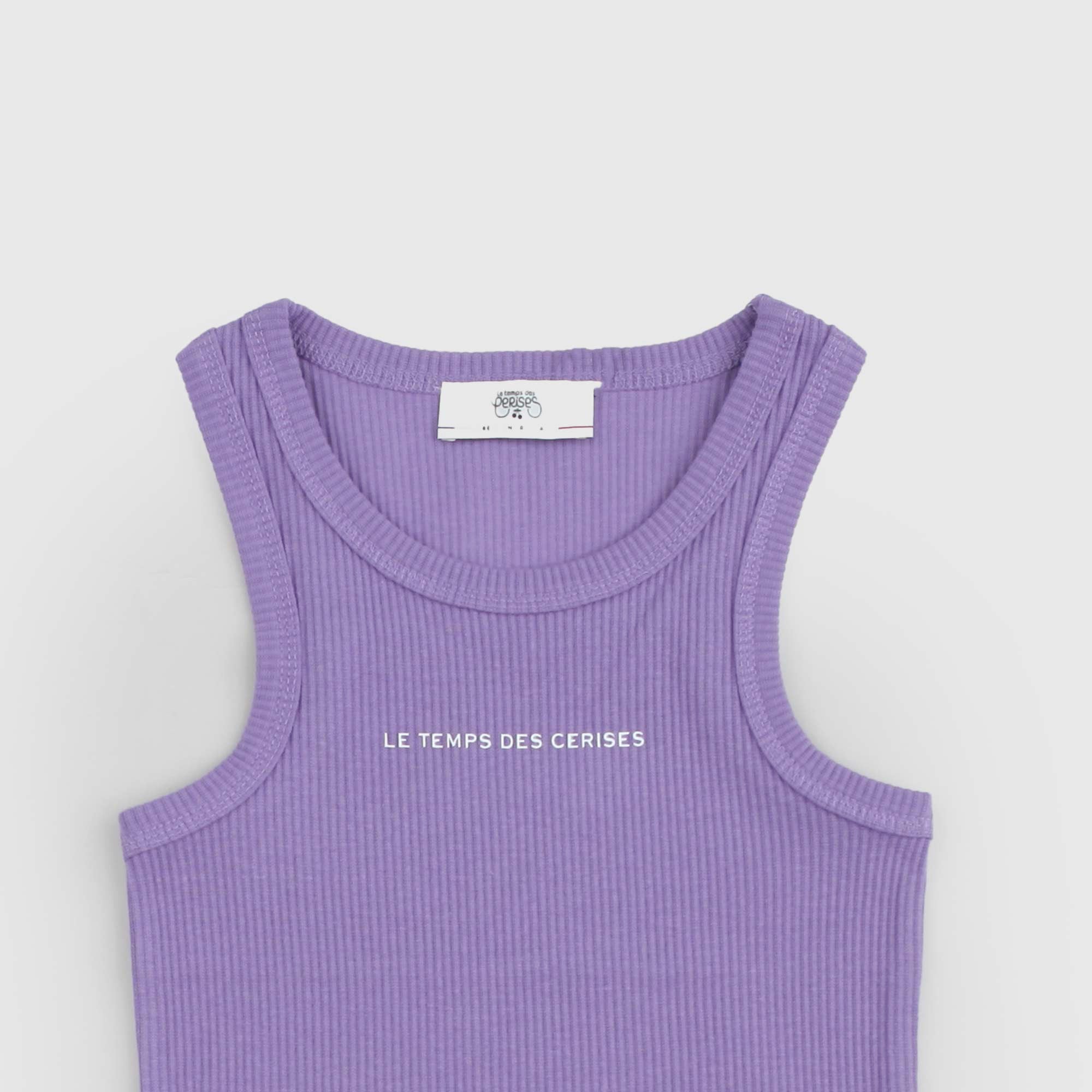 Canottiera Viola Firmata LE TEMPS DE CERISES - annameglio.com abbigliamento moda