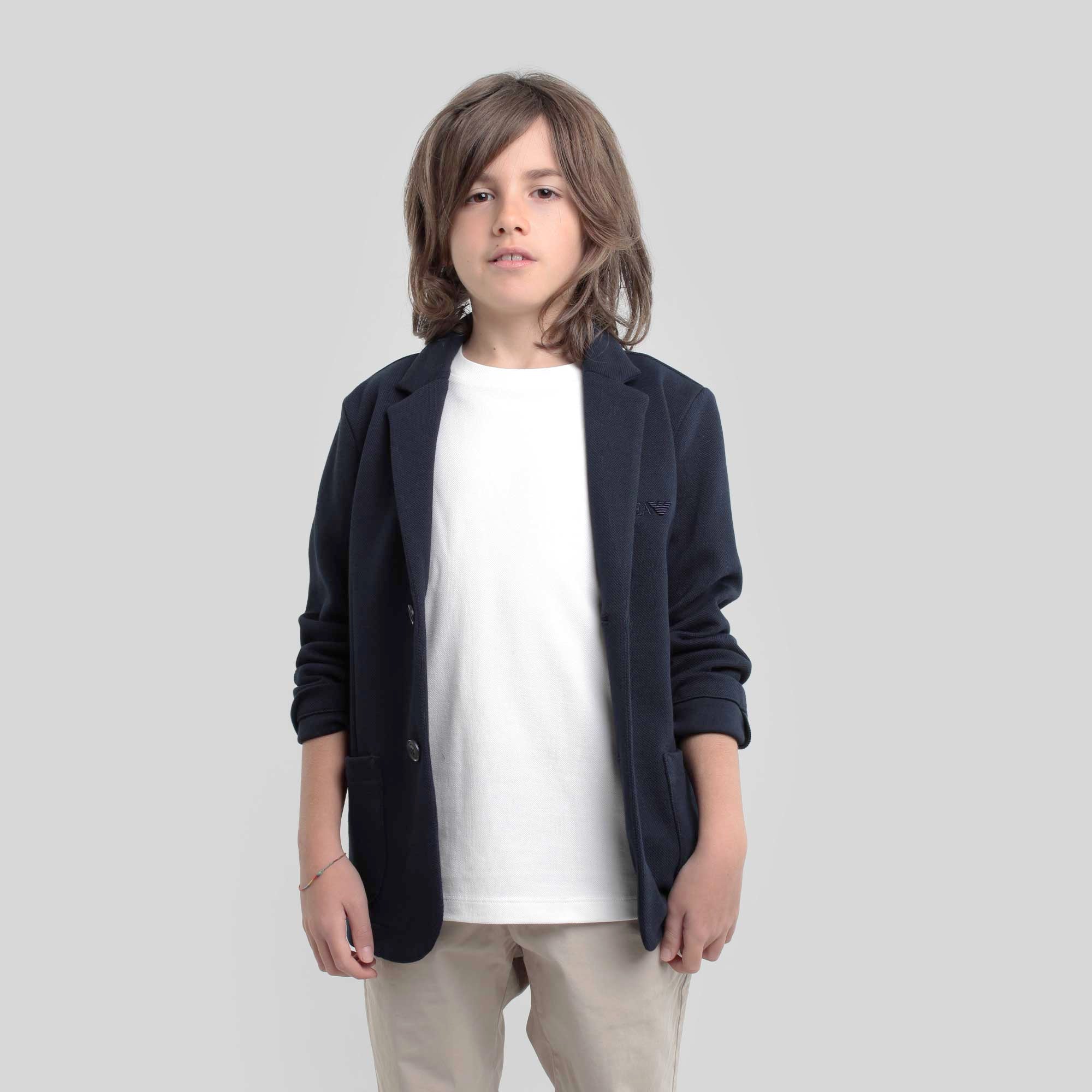Giacca Blu Scuro Firmata ARMANI JUNIOR - annameglio.com abbigliamento moda