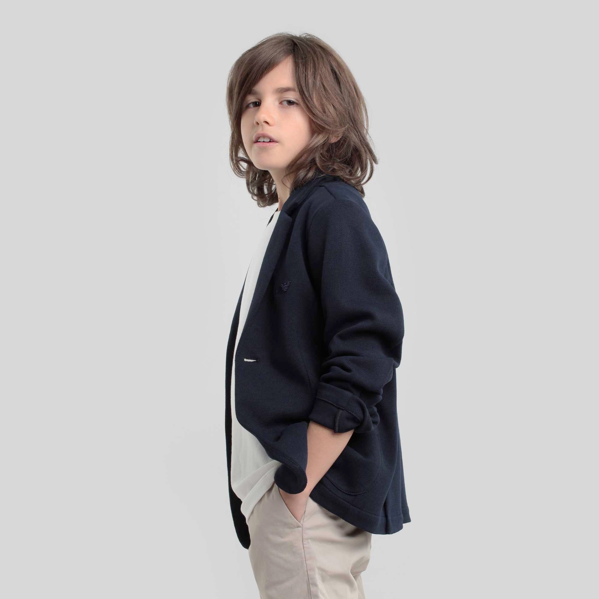 Giacca Blu Scuro Firmata ARMANI JUNIOR - annameglio.com abbigliamento moda
