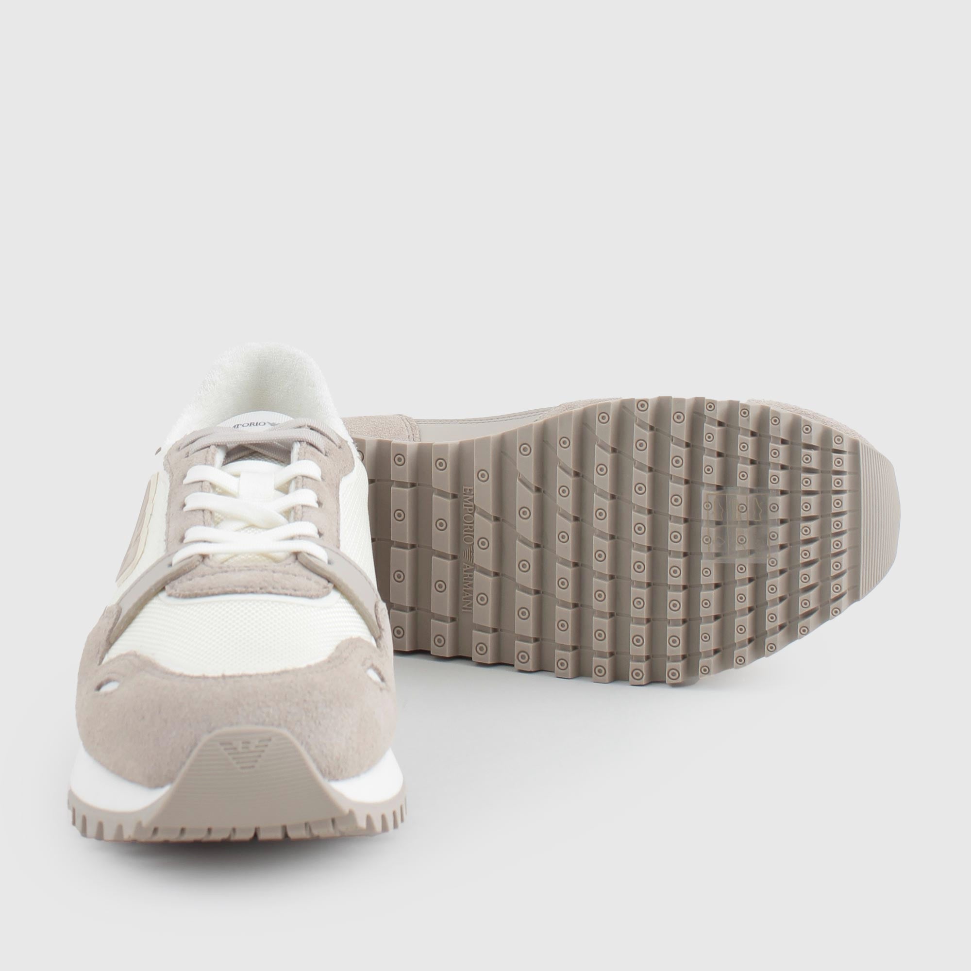 Sneakers Con Tomaia In Mesh Firmate ARMANI JUNIOR - annameglio.com abbigliamento moda